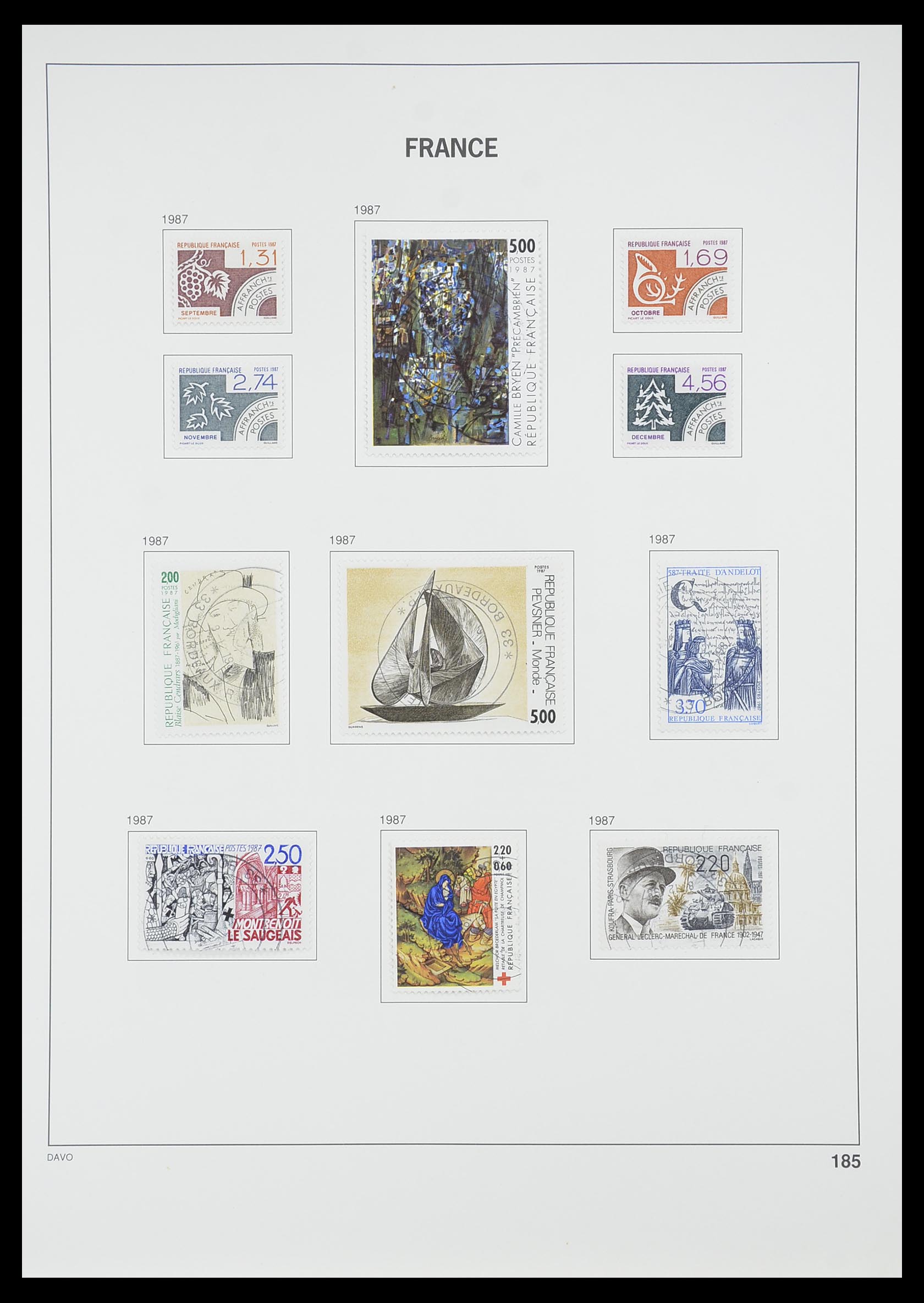 33819 193 - Postzegelverzameling 33819 Frankrijk 1849-1988.