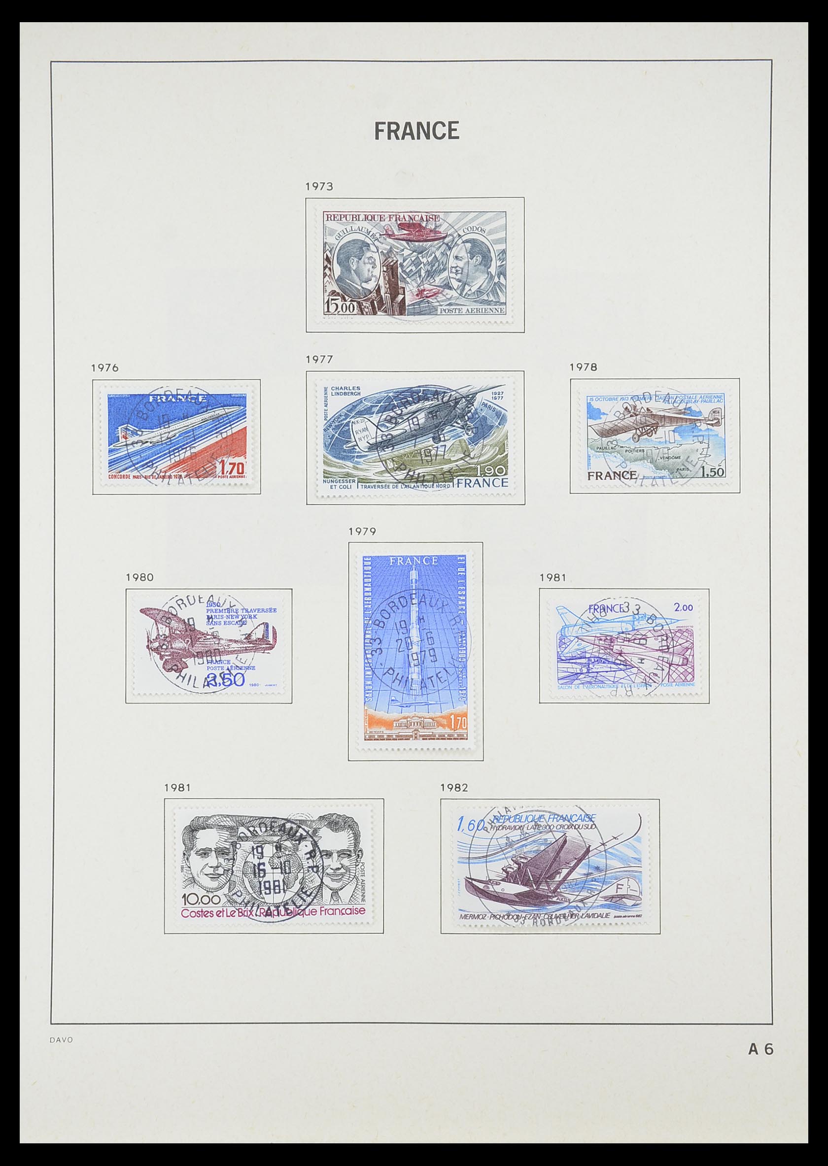 33819 204 - Postzegelverzameling 33819 Frankrijk 1849-1988.