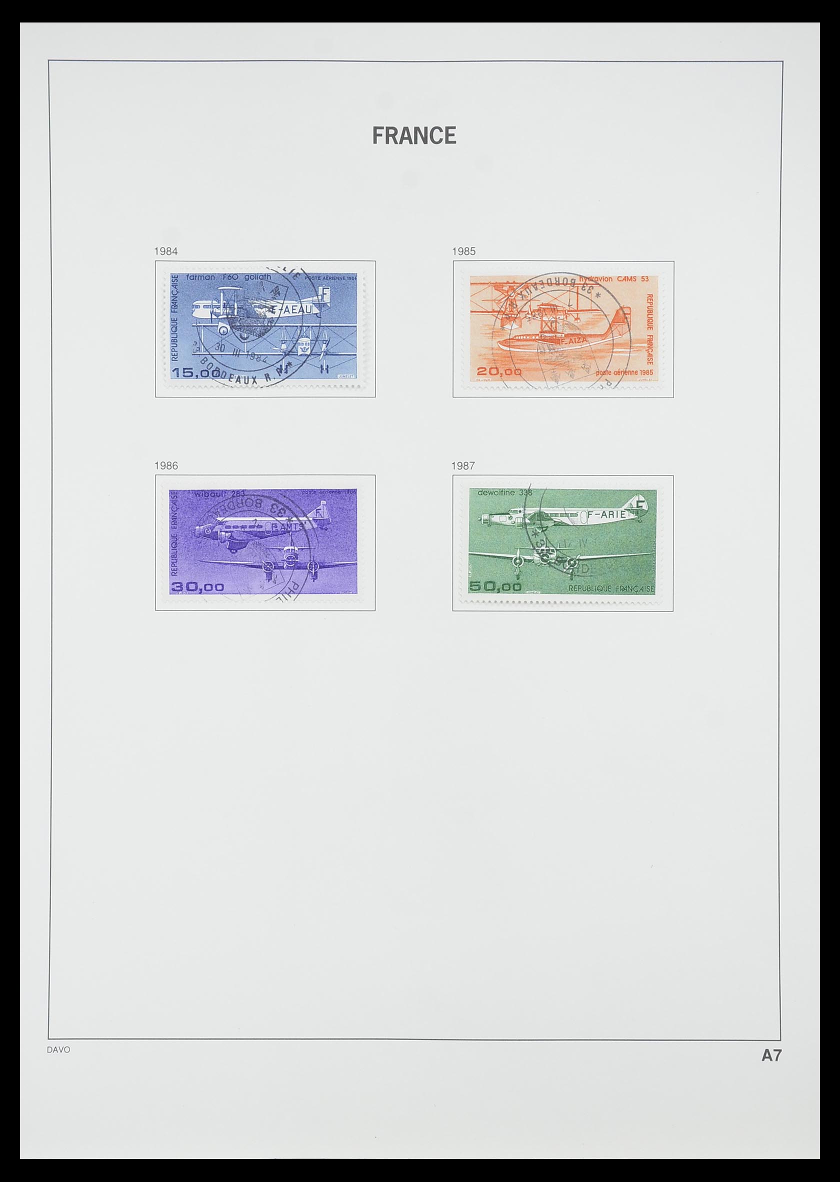 33819 205 - Postzegelverzameling 33819 Frankrijk 1849-1988.