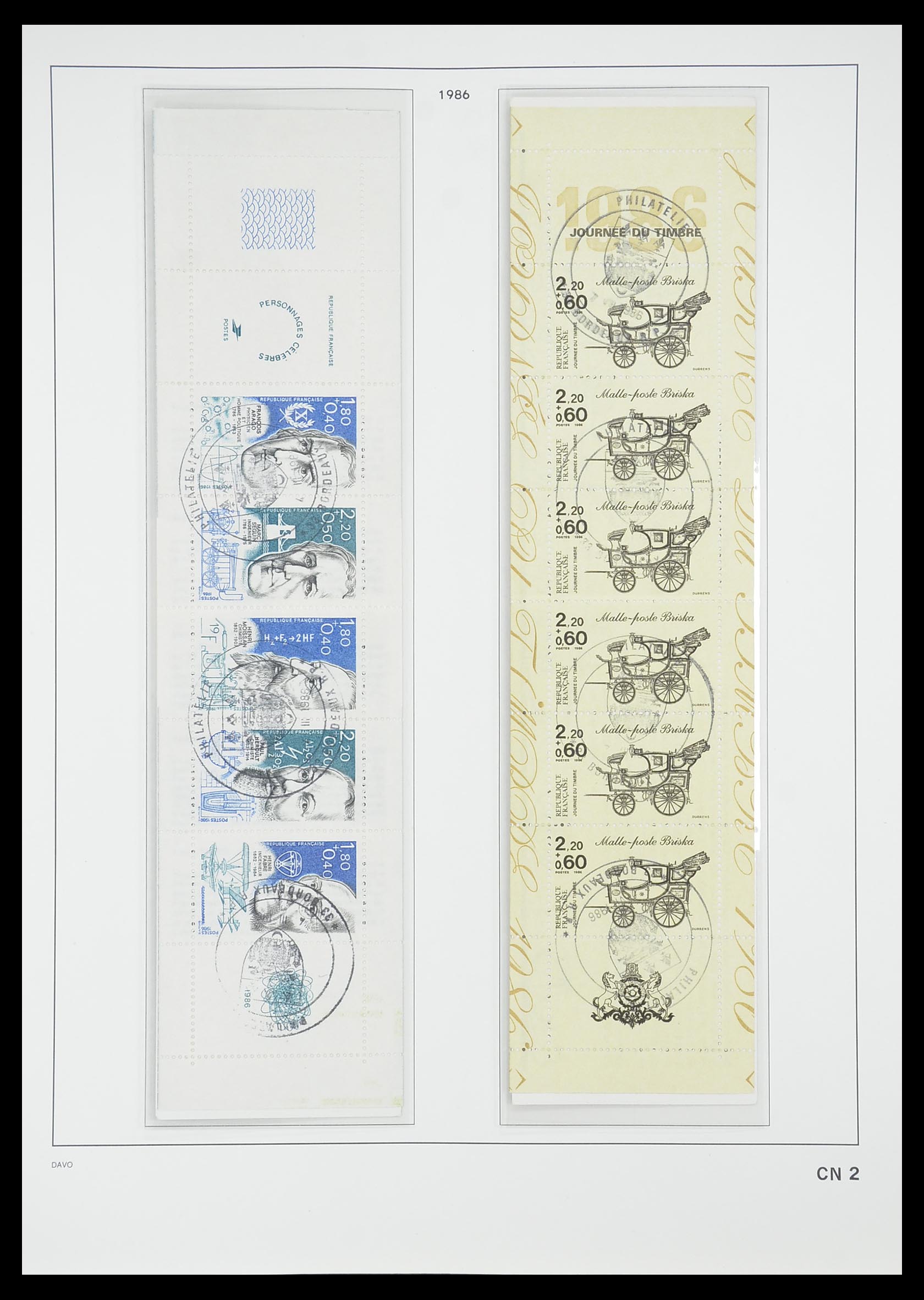 33819 207 - Postzegelverzameling 33819 Frankrijk 1849-1988.
