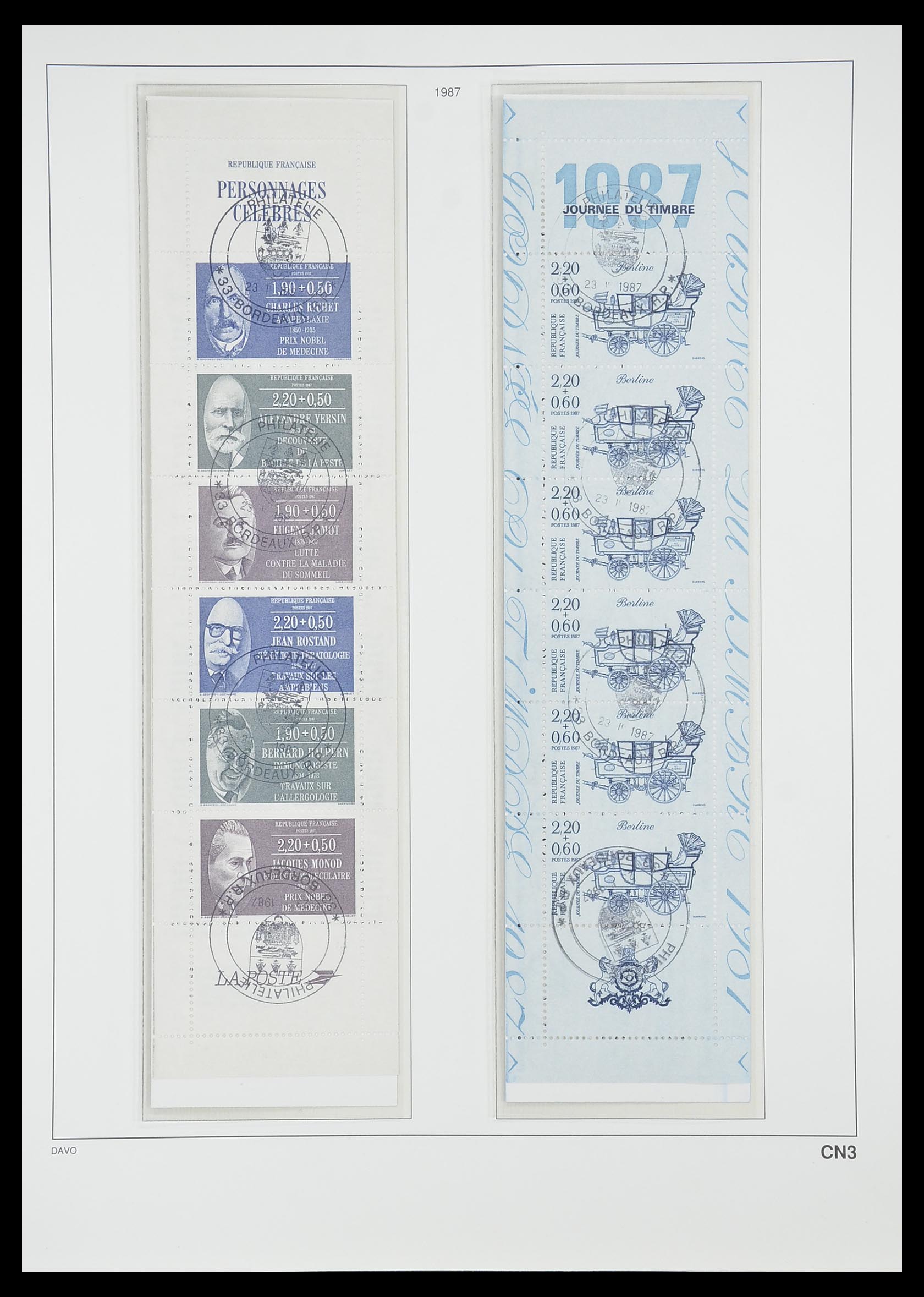 33819 208 - Postzegelverzameling 33819 Frankrijk 1849-1988.