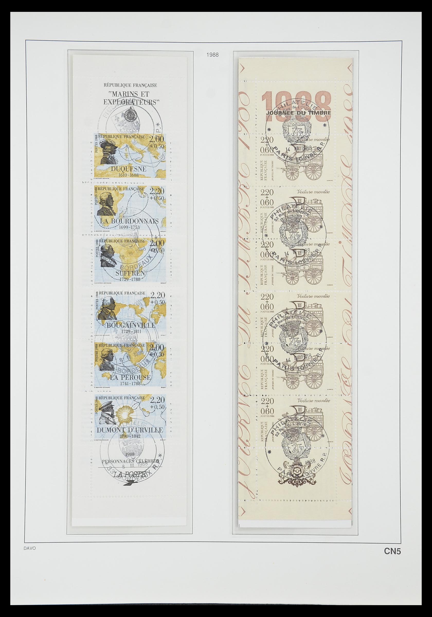 33819 209 - Postzegelverzameling 33819 Frankrijk 1849-1988.