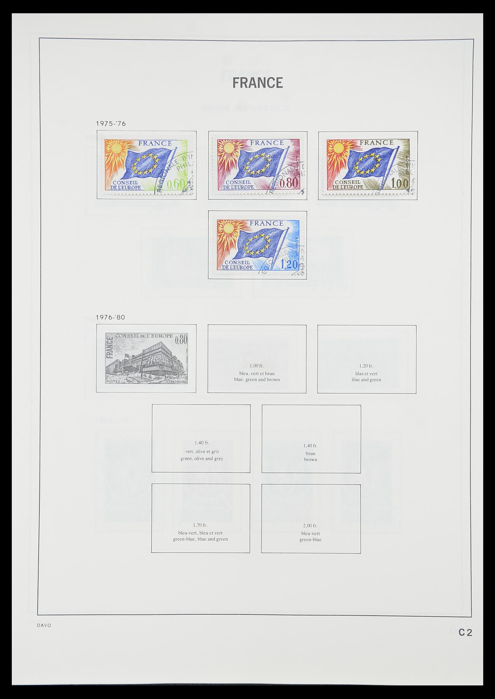 33819 214 - Postzegelverzameling 33819 Frankrijk 1849-1988.
