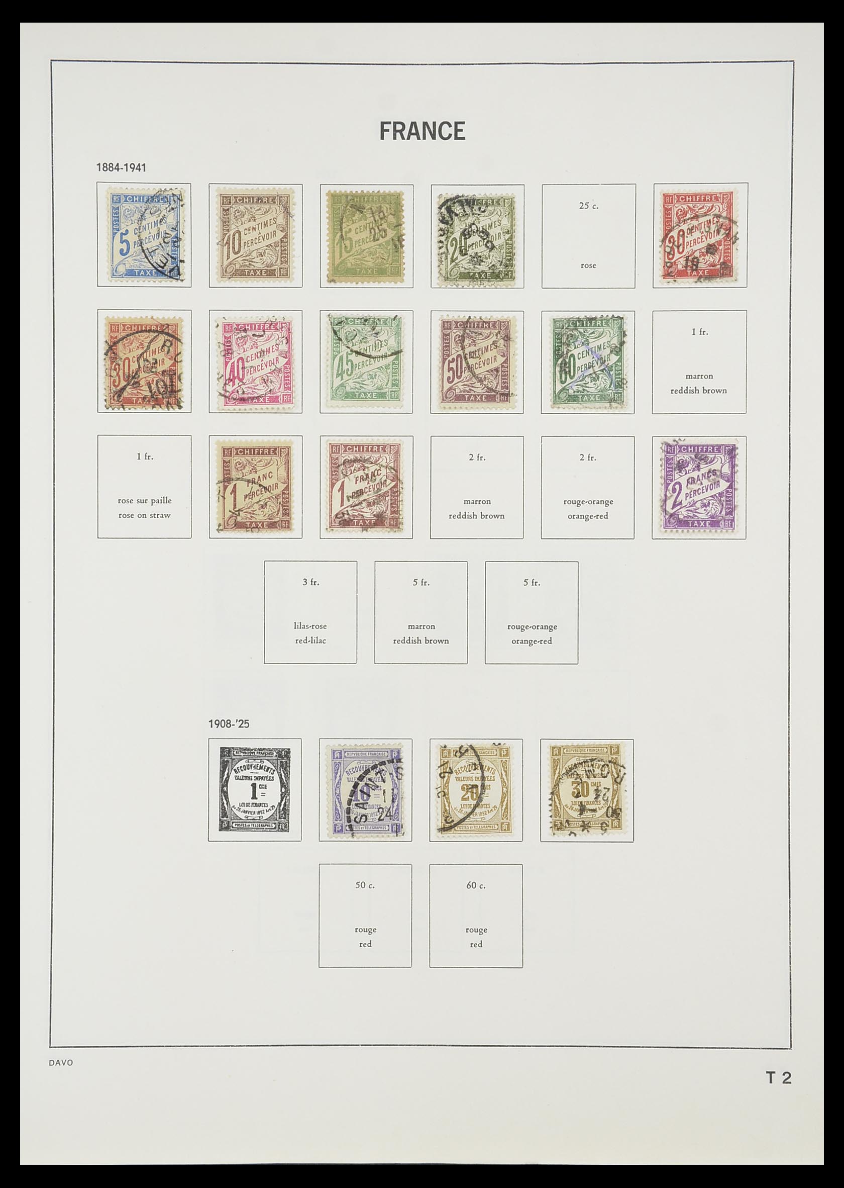 33819 219 - Postzegelverzameling 33819 Frankrijk 1849-1988.