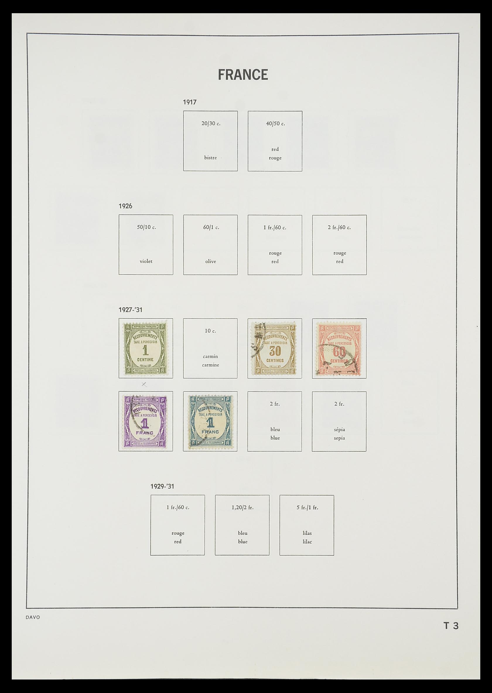 33819 220 - Postzegelverzameling 33819 Frankrijk 1849-1988.
