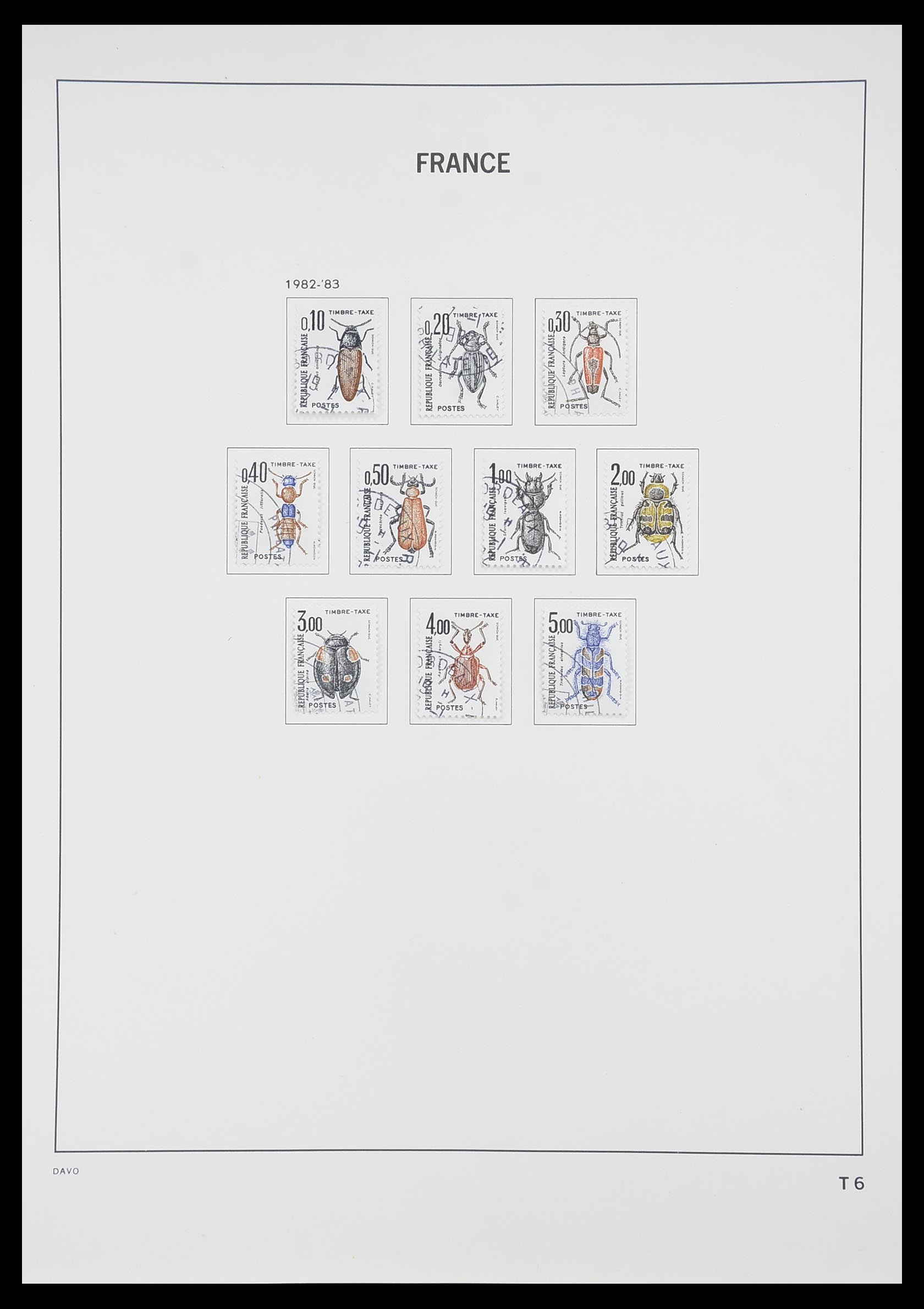 33819 223 - Postzegelverzameling 33819 Frankrijk 1849-1988.
