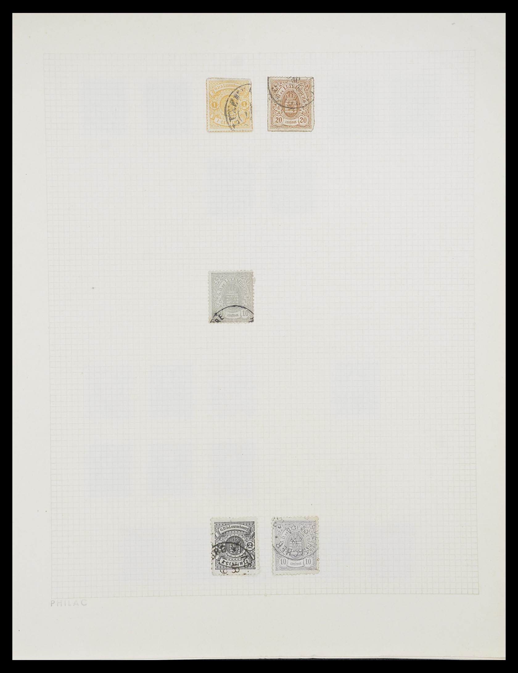 33820 002 - Postzegelverzameling 33820 Luxemburg 1880-2000.