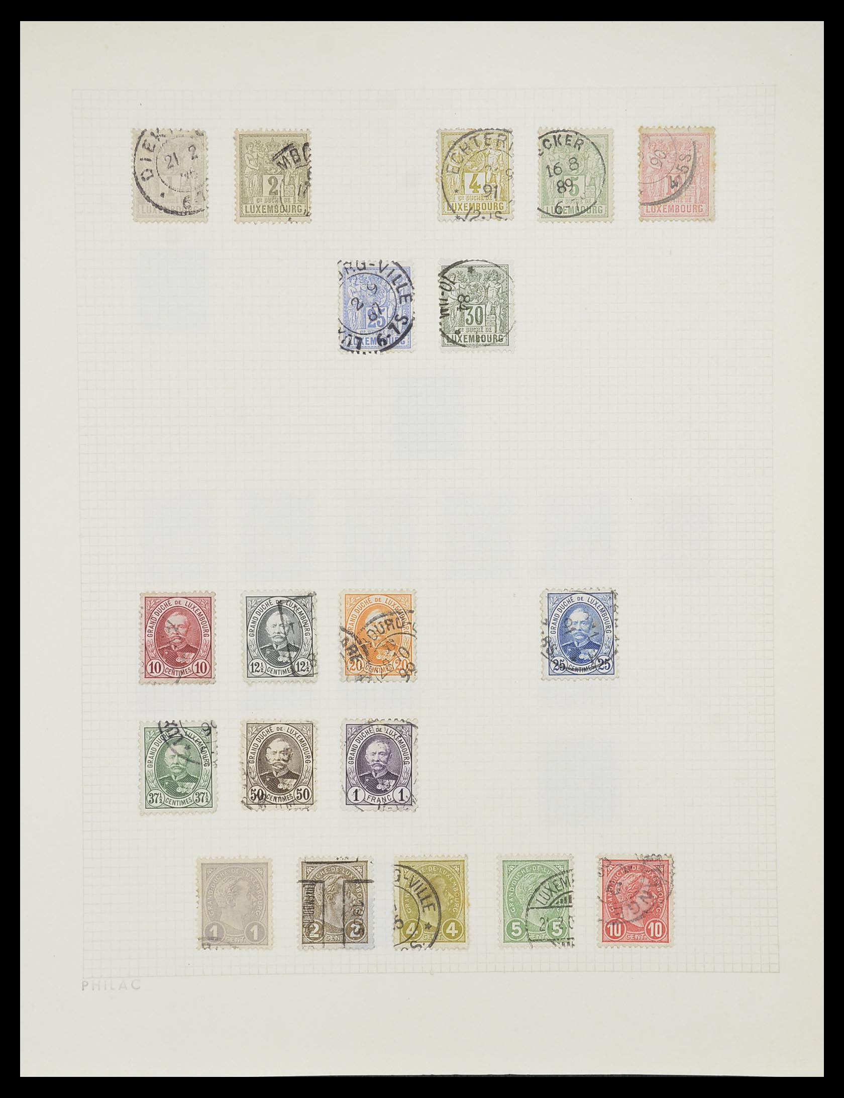 33820 003 - Stamp collection 33820 Luxembourg 1880-2000.