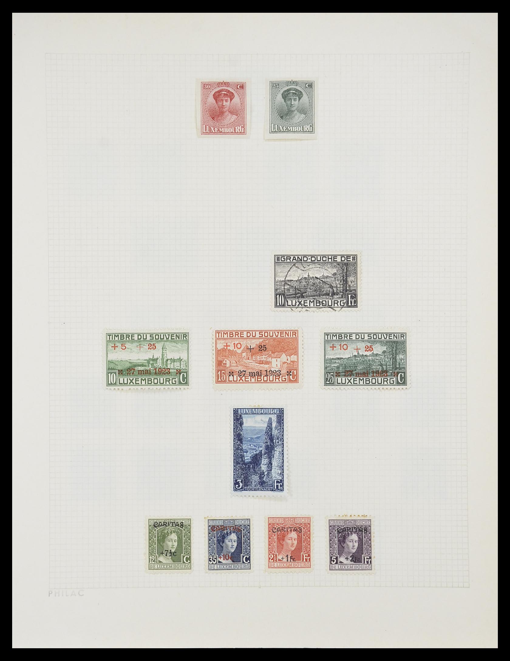 33820 007 - Postzegelverzameling 33820 Luxemburg 1880-2000.