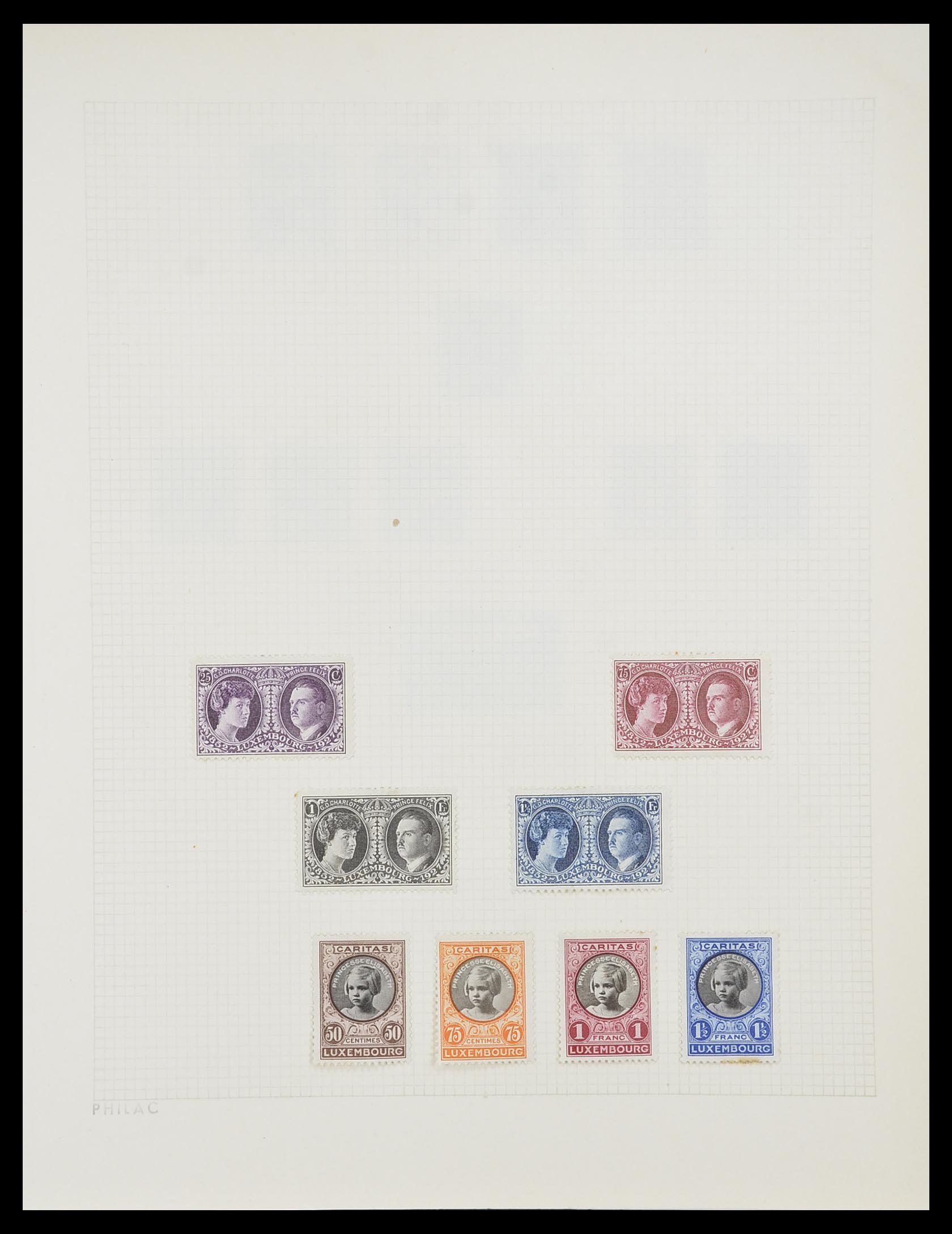 33820 009 - Postzegelverzameling 33820 Luxemburg 1880-2000.
