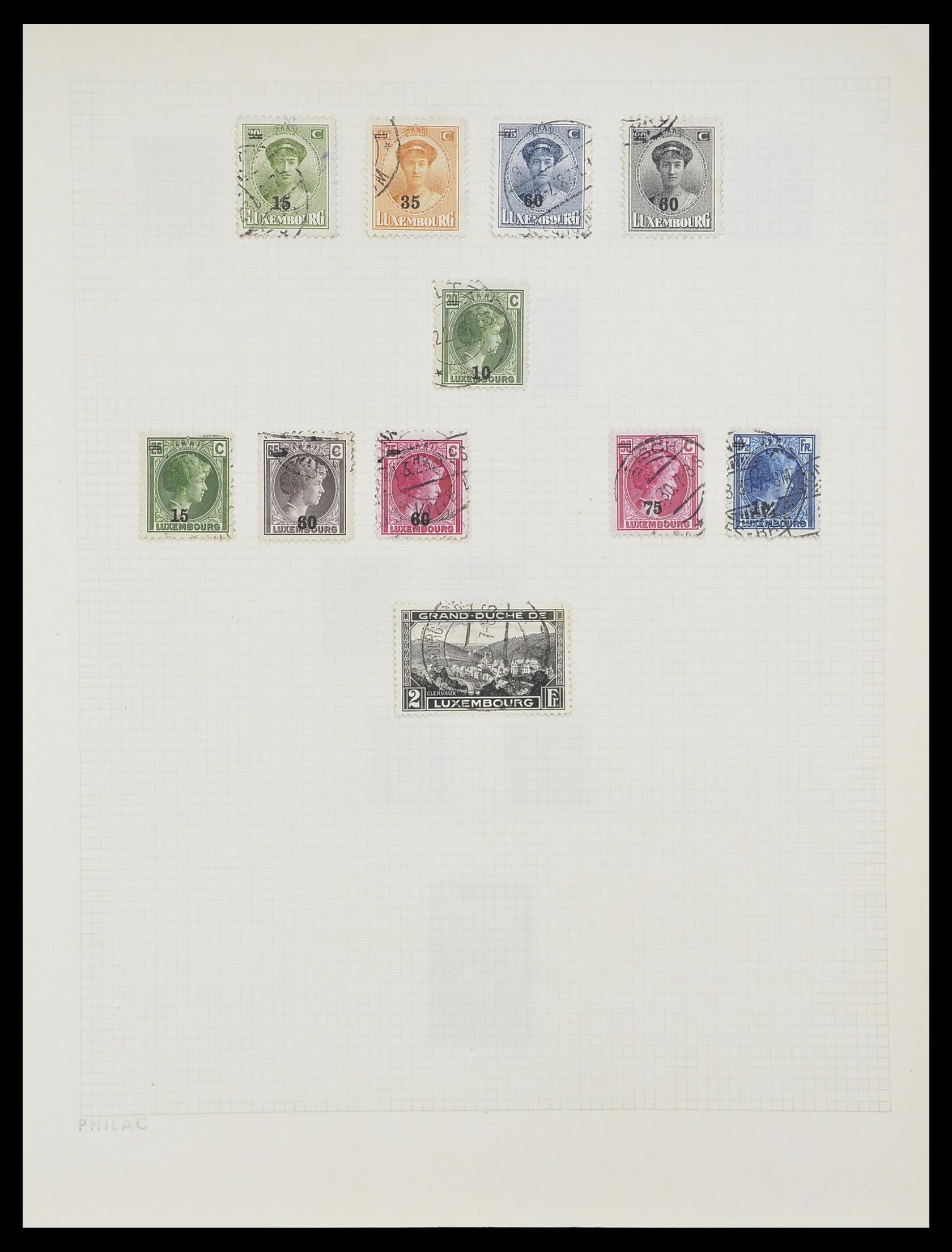 33820 010 - Stamp collection 33820 Luxembourg 1880-2000.