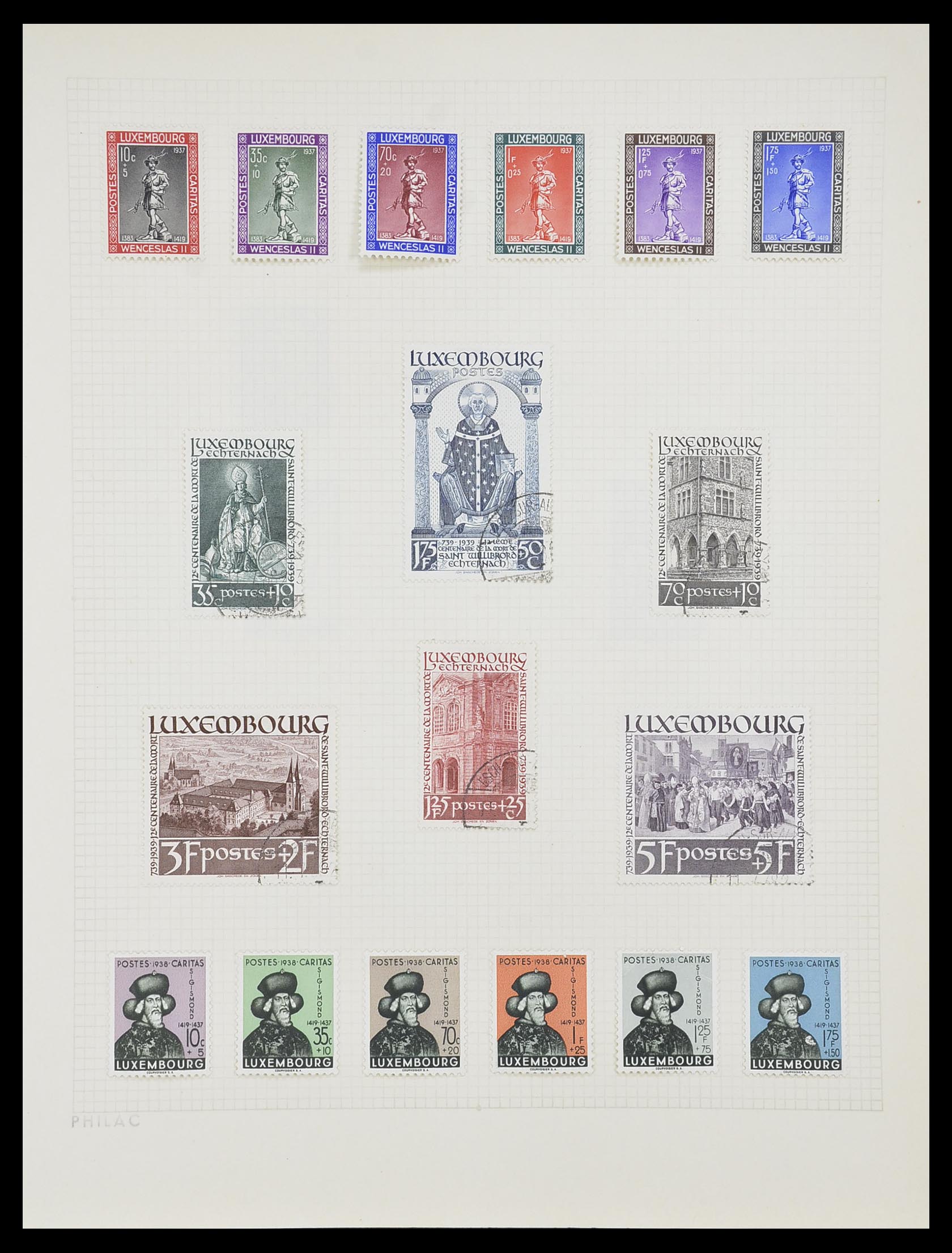 33820 015 - Stamp collection 33820 Luxembourg 1880-2000.