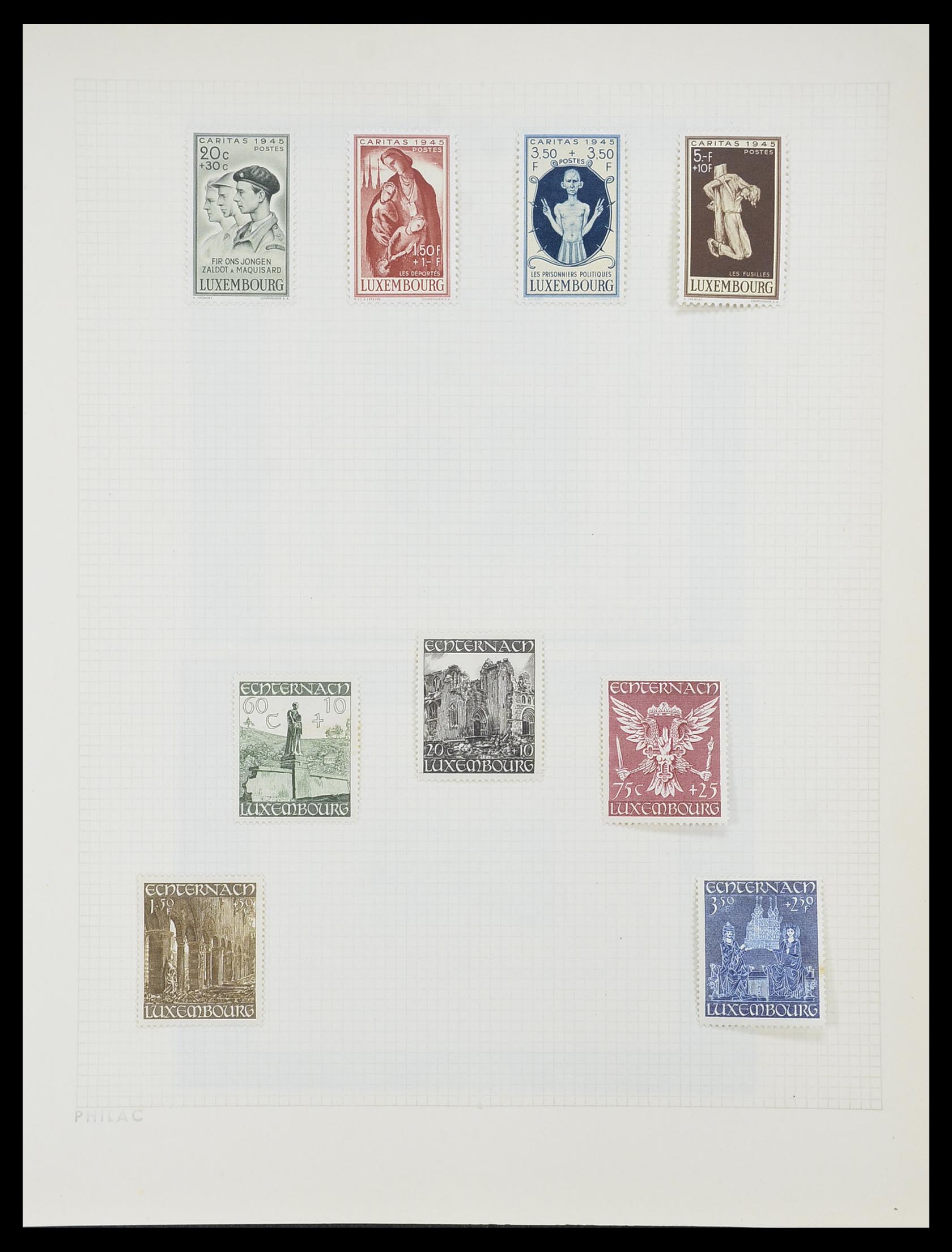 33820 021 - Postzegelverzameling 33820 Luxemburg 1880-2000.
