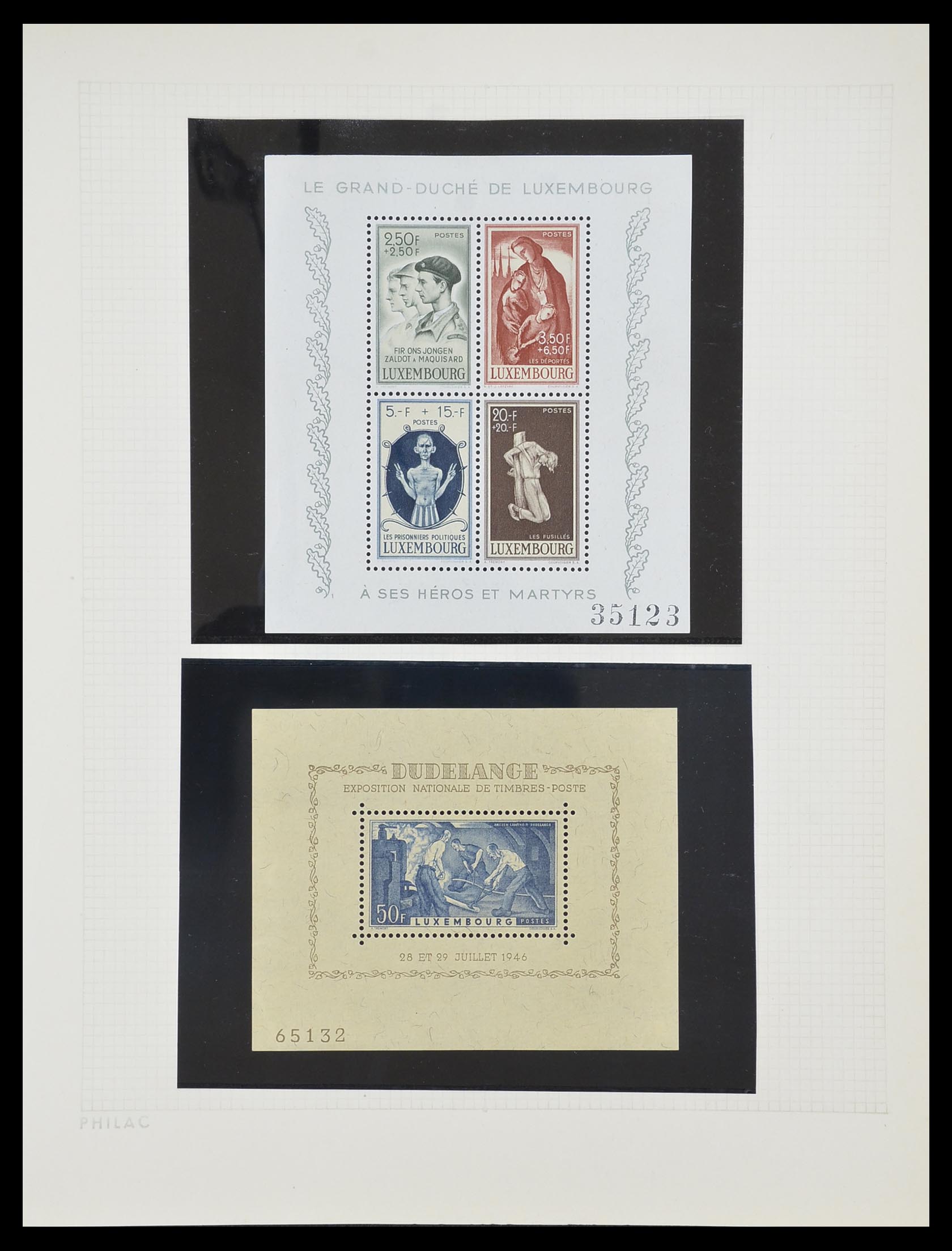 33820 022 - Postzegelverzameling 33820 Luxemburg 1880-2000.