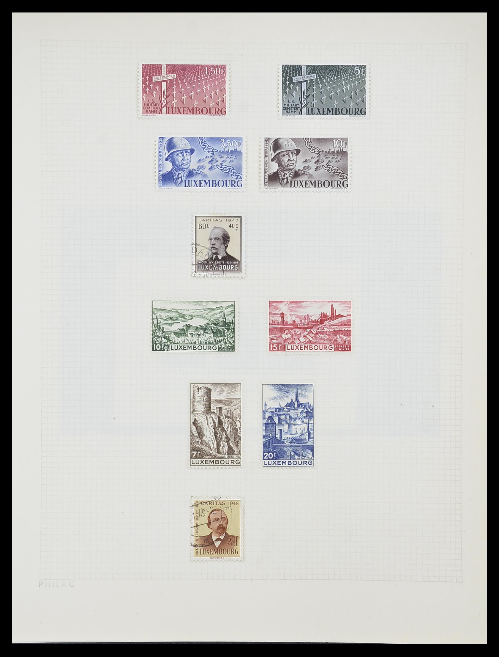 33820 023 - Postzegelverzameling 33820 Luxemburg 1880-2000.