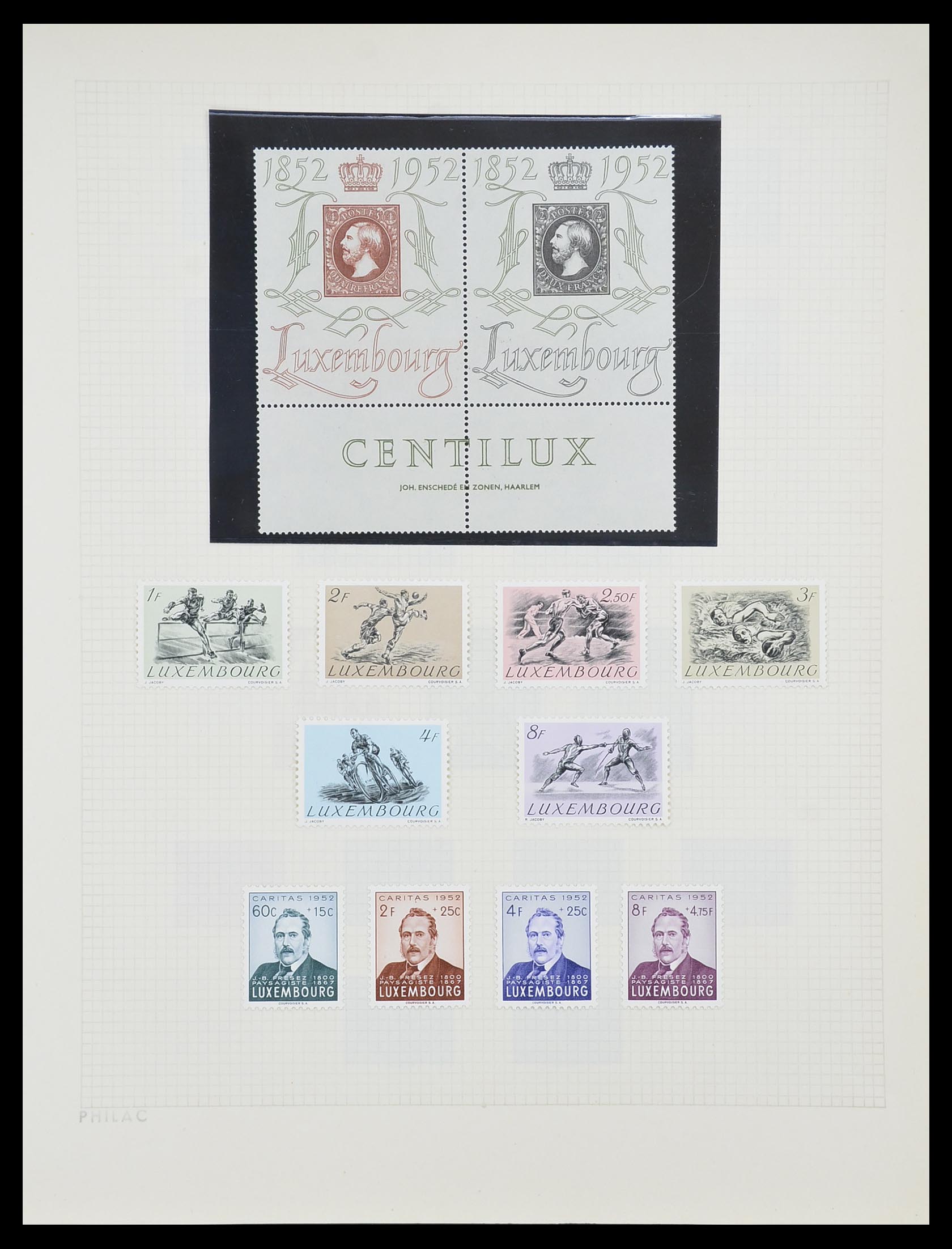 33820 027 - Postzegelverzameling 33820 Luxemburg 1880-2000.