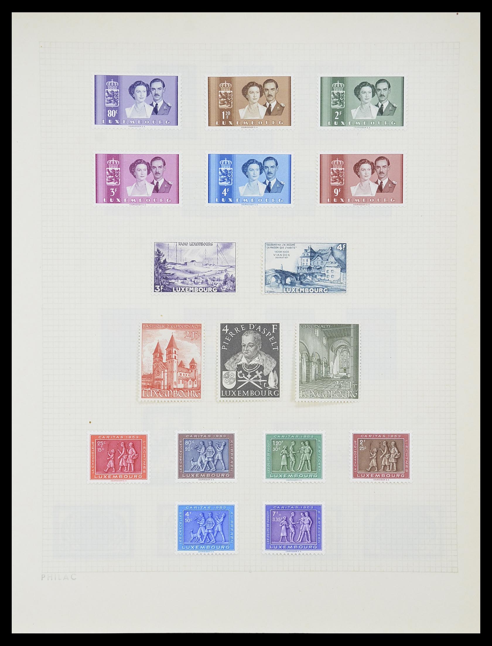 33820 028 - Postzegelverzameling 33820 Luxemburg 1880-2000.