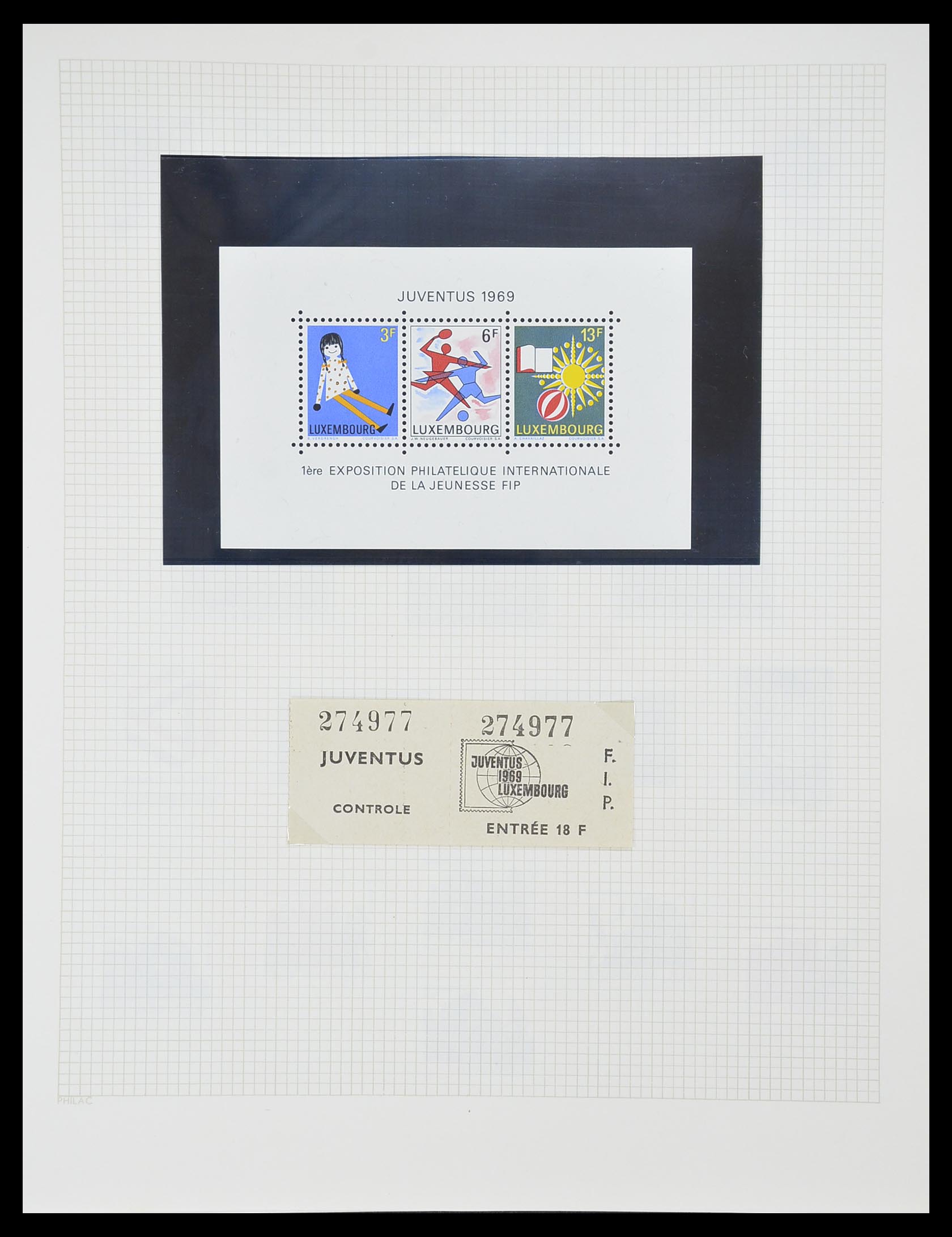 33820 041 - Postzegelverzameling 33820 Luxemburg 1880-2000.