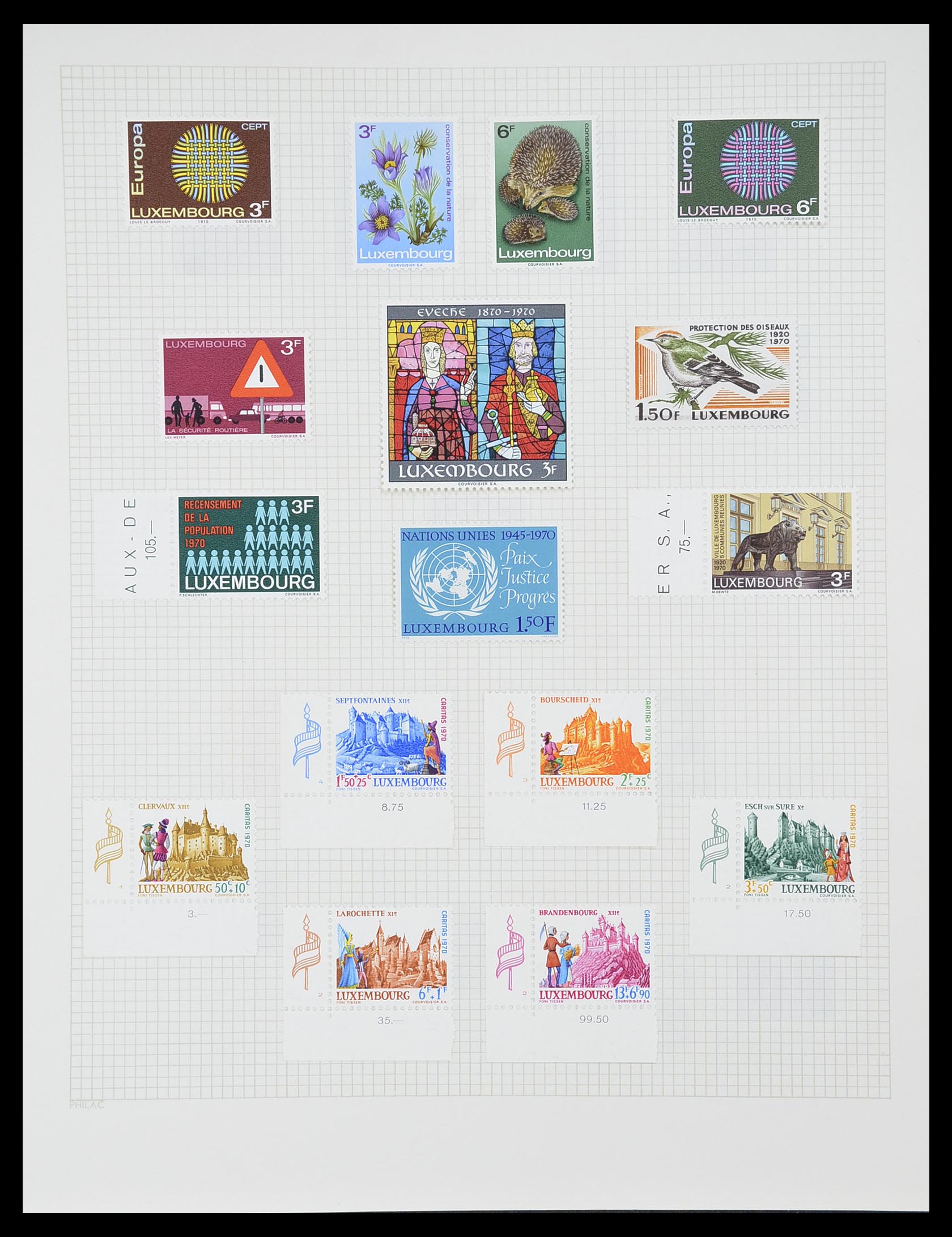 33820 042 - Postzegelverzameling 33820 Luxemburg 1880-2000.