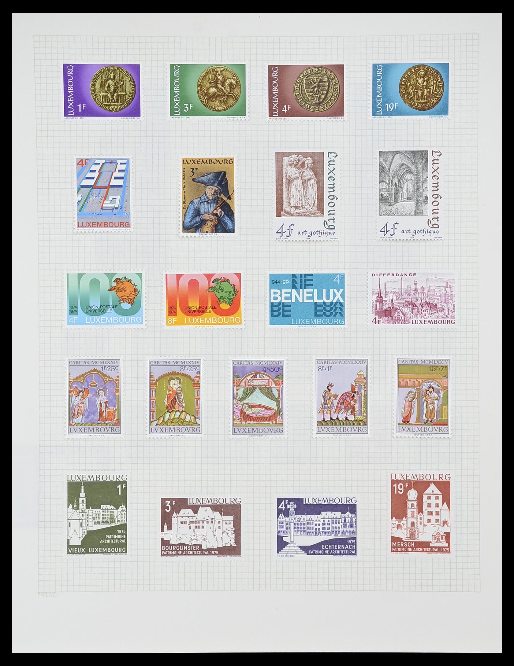 33820 046 - Stamp collection 33820 Luxembourg 1880-2000.