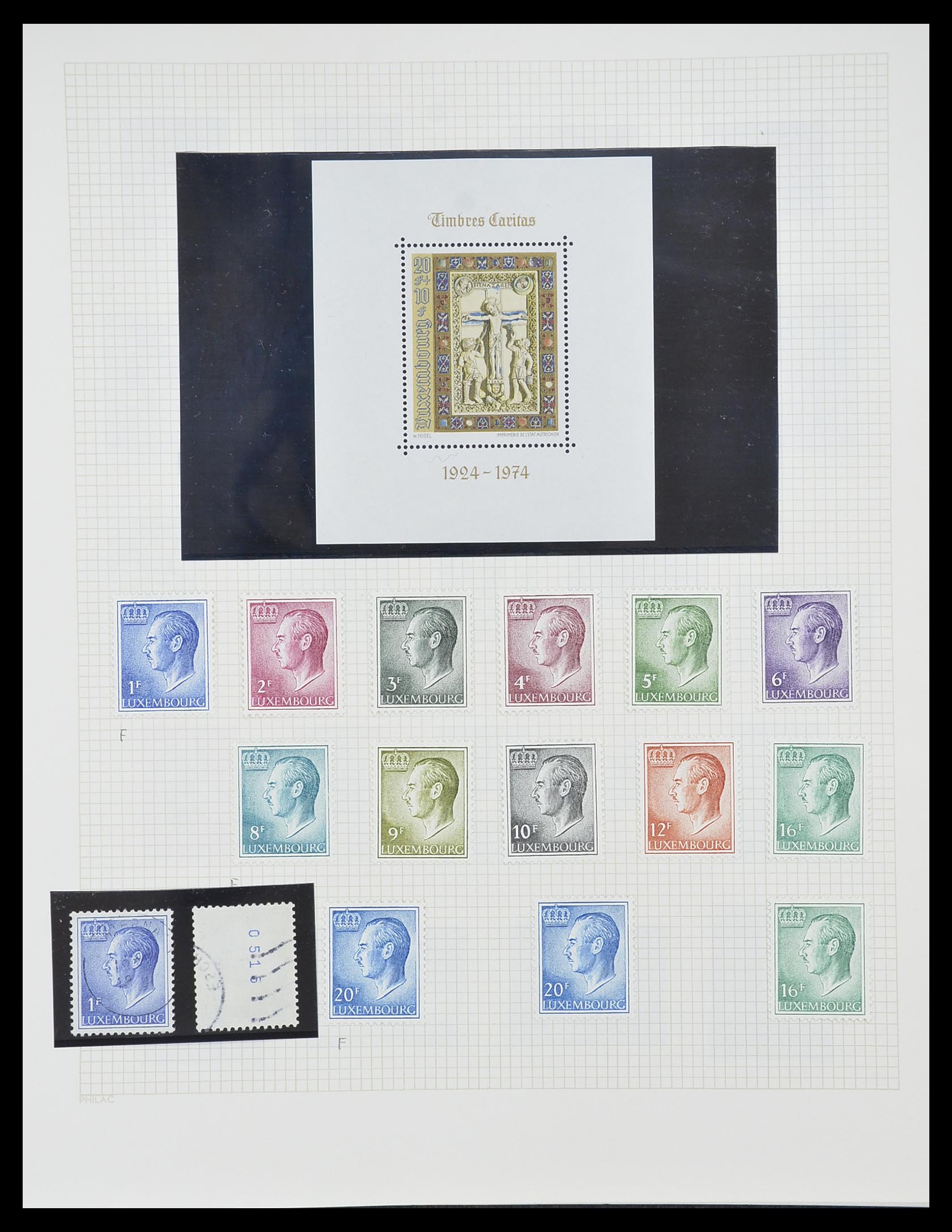 33820 048 - Postzegelverzameling 33820 Luxemburg 1880-2000.