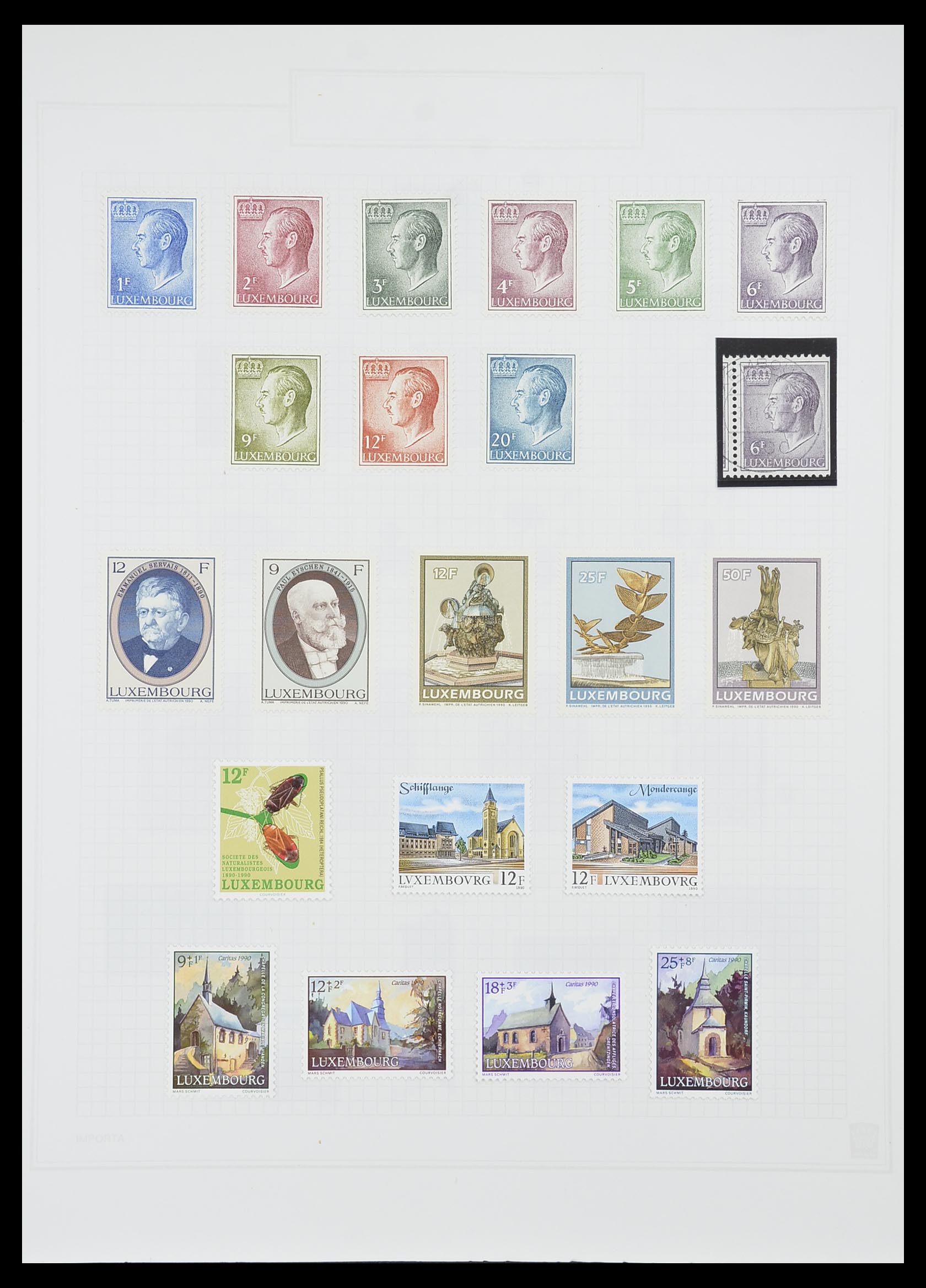 33820 067 - Stamp collection 33820 Luxembourg 1880-2000.