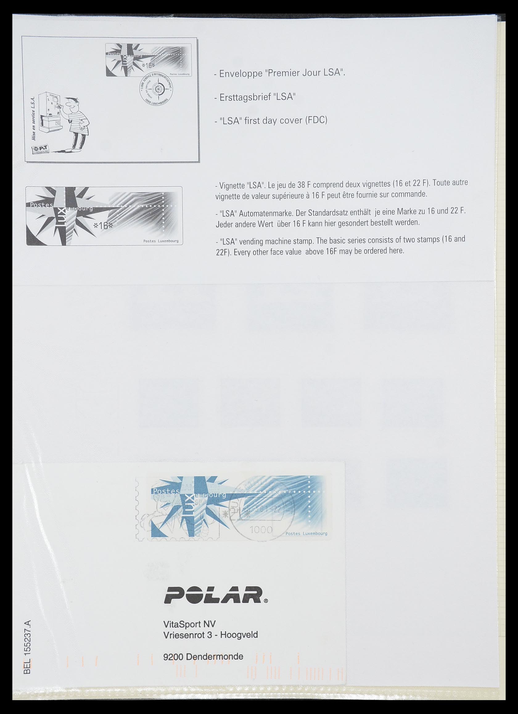 33820 087 - Postzegelverzameling 33820 Luxemburg 1880-2000.