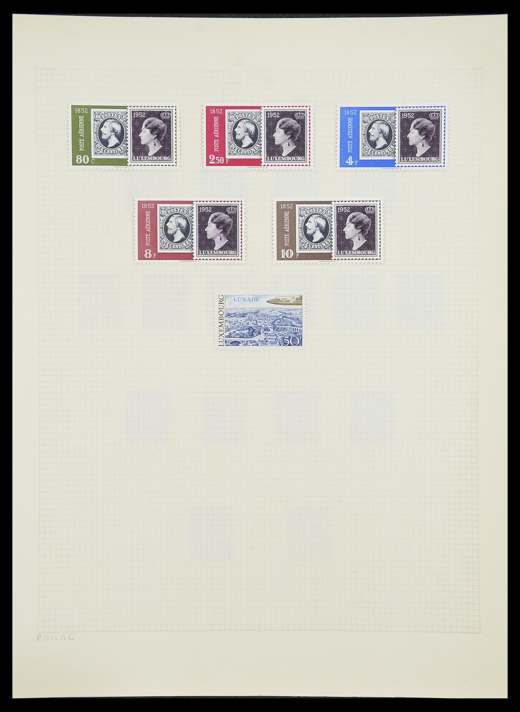 33820 089 - Postzegelverzameling 33820 Luxemburg 1880-2000.