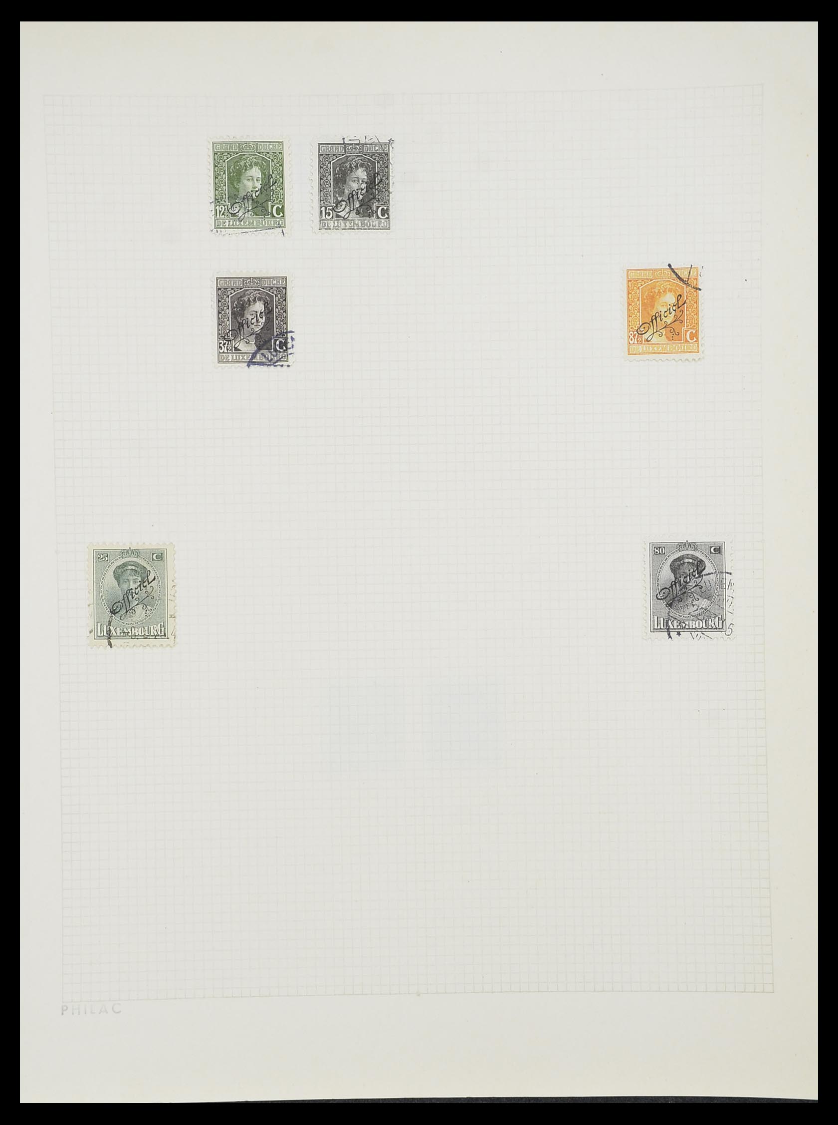 33820 094 - Postzegelverzameling 33820 Luxemburg 1880-2000.