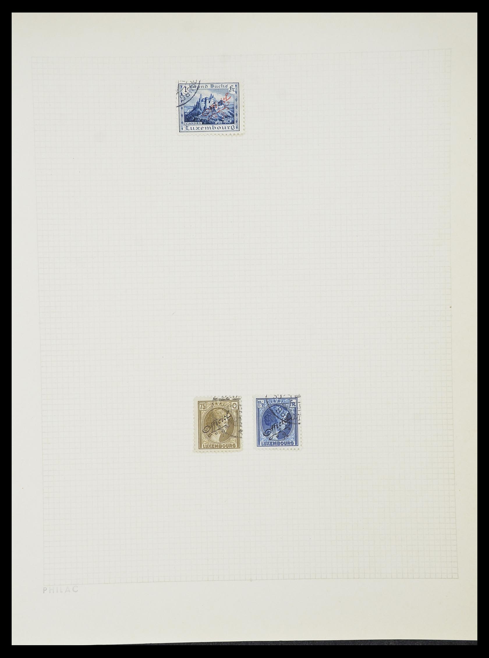 33820 095 - Postzegelverzameling 33820 Luxemburg 1880-2000.