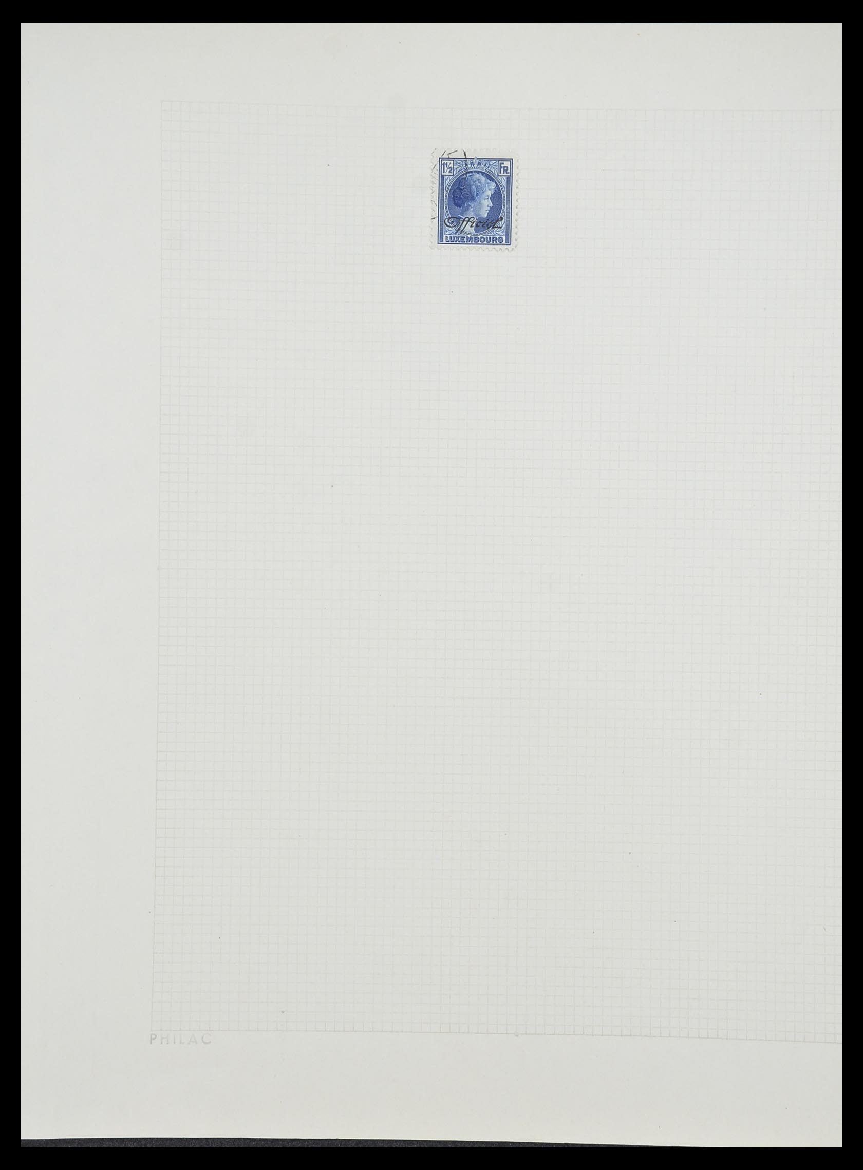 33820 096 - Postzegelverzameling 33820 Luxemburg 1880-2000.