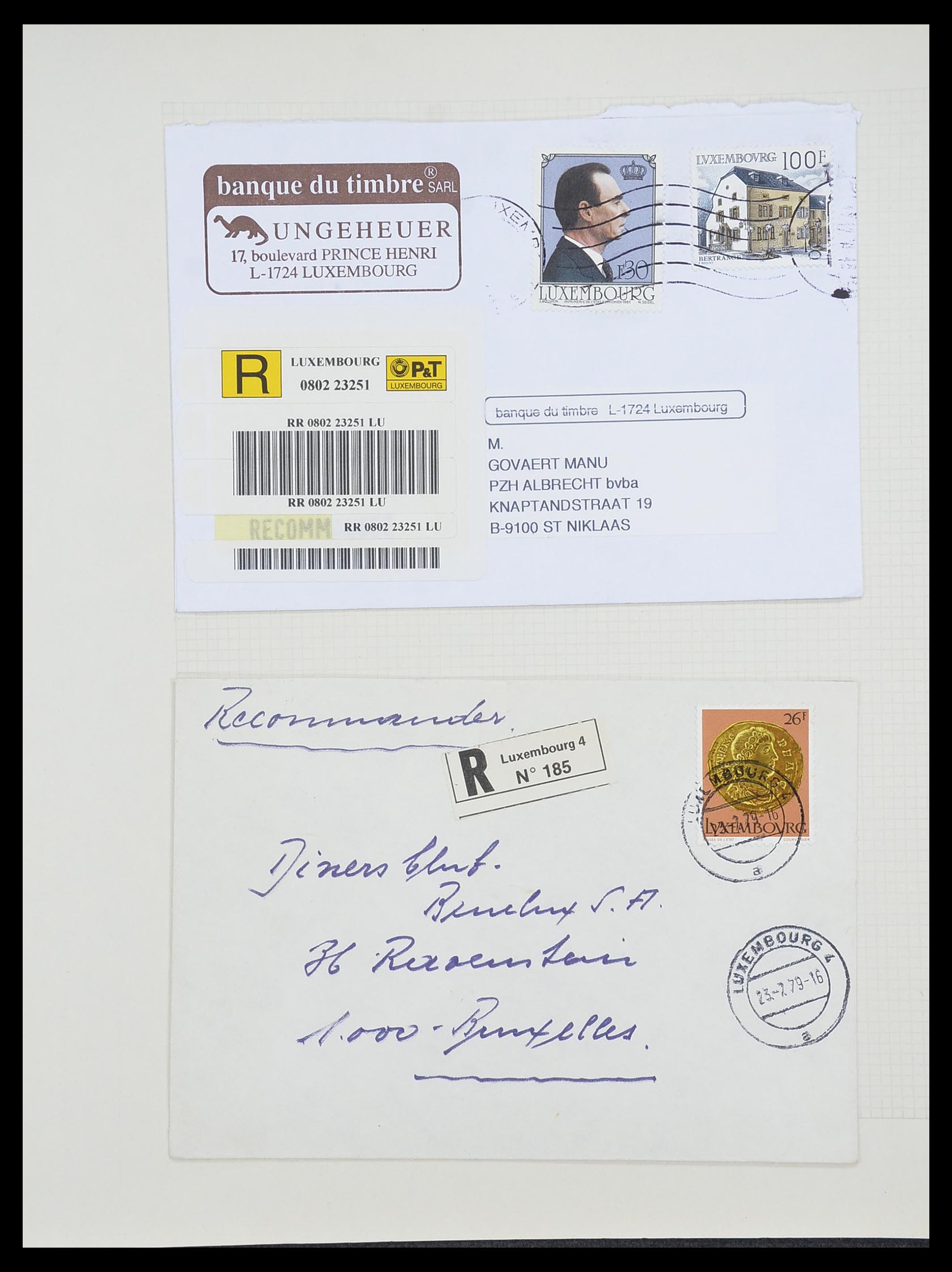 33820 098 - Postzegelverzameling 33820 Luxemburg 1880-2000.