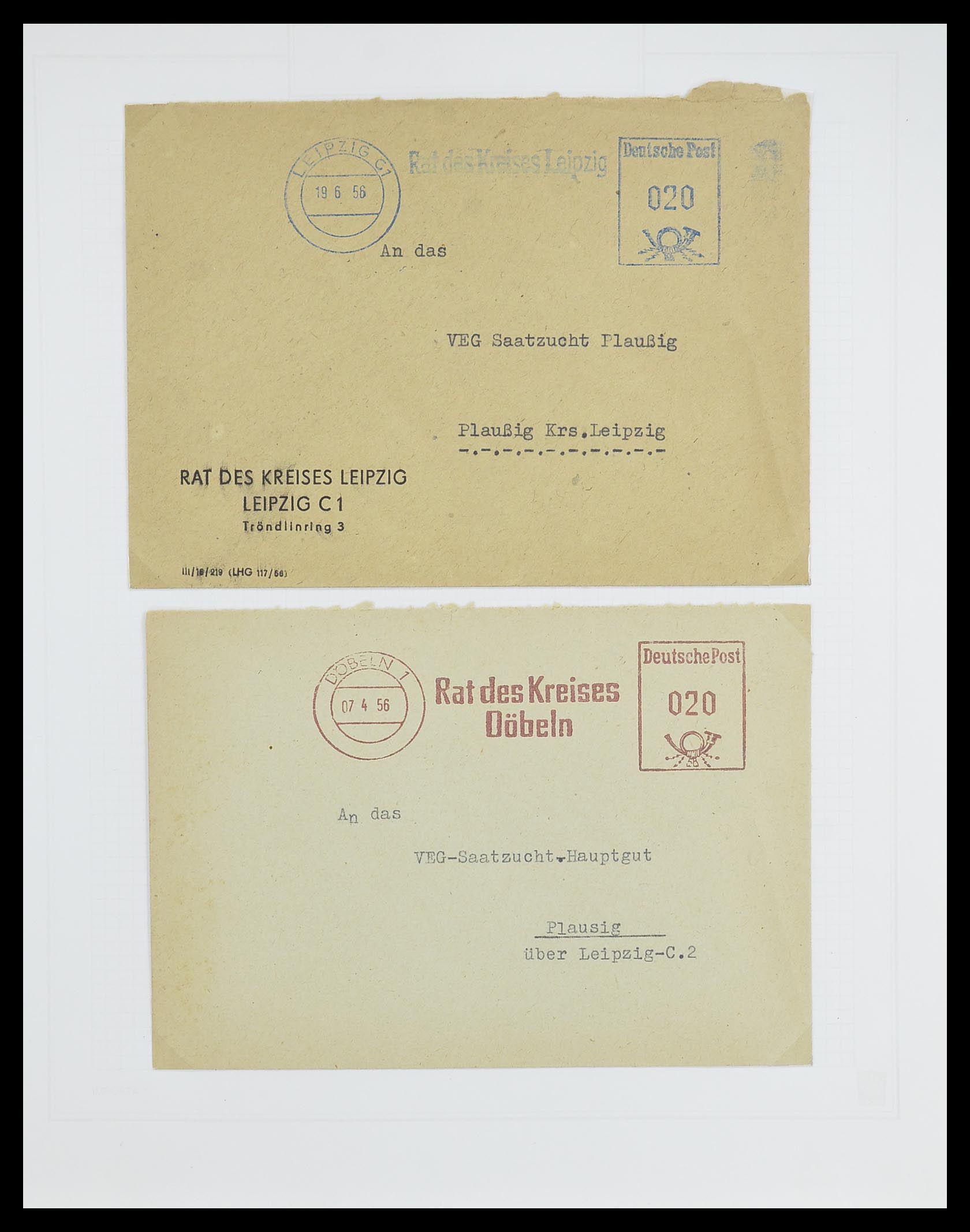 33821 062 - Stamp collection 33821 DDR service.