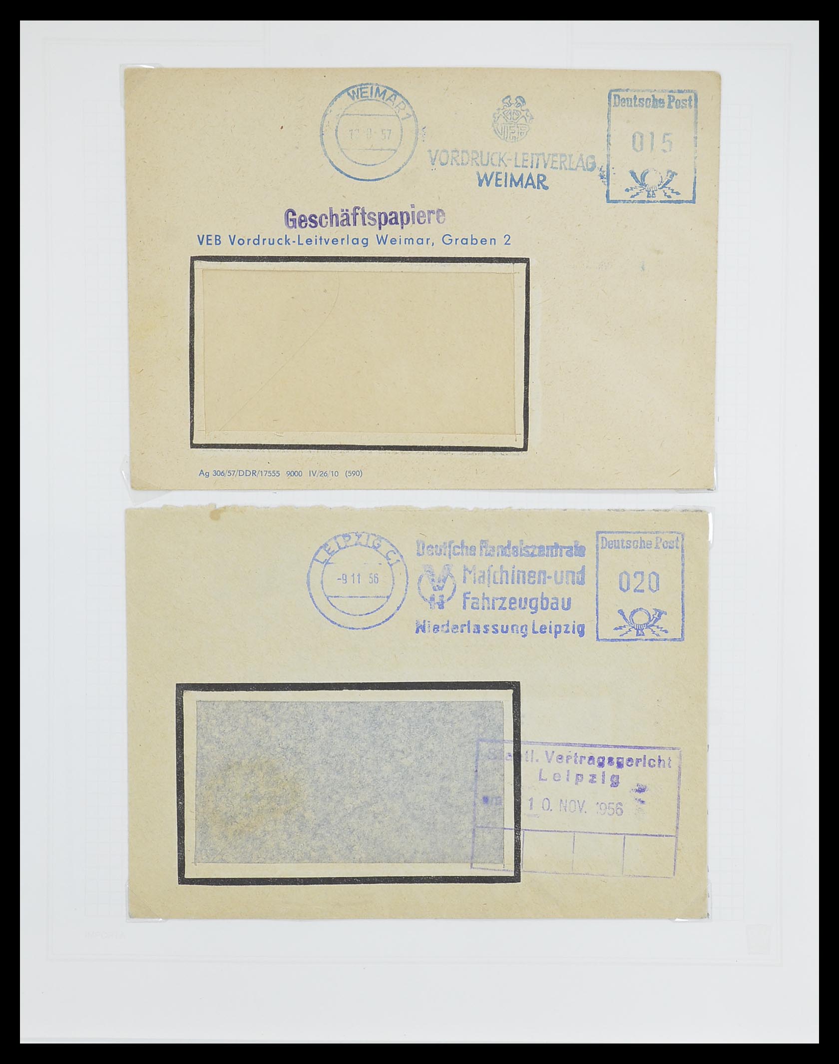 33821 063 - Stamp collection 33821 DDR service.
