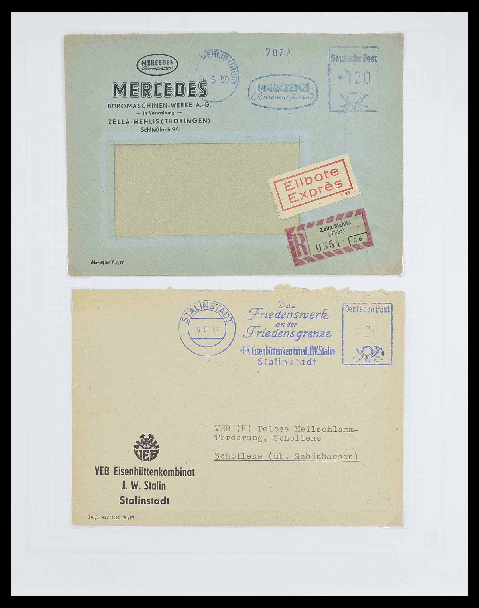 33821 066 - Stamp collection 33821 DDR service.