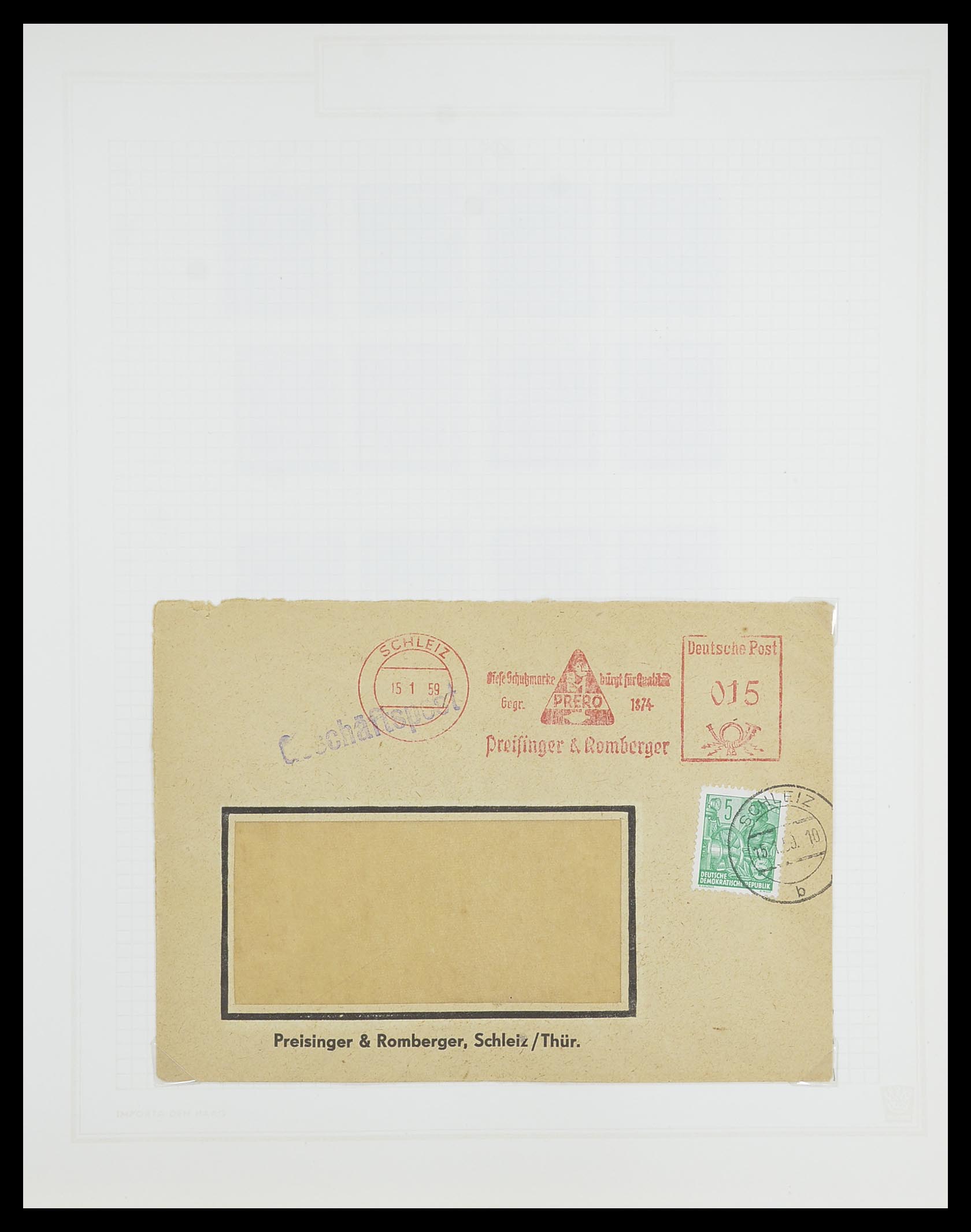 33821 067 - Stamp collection 33821 DDR service.