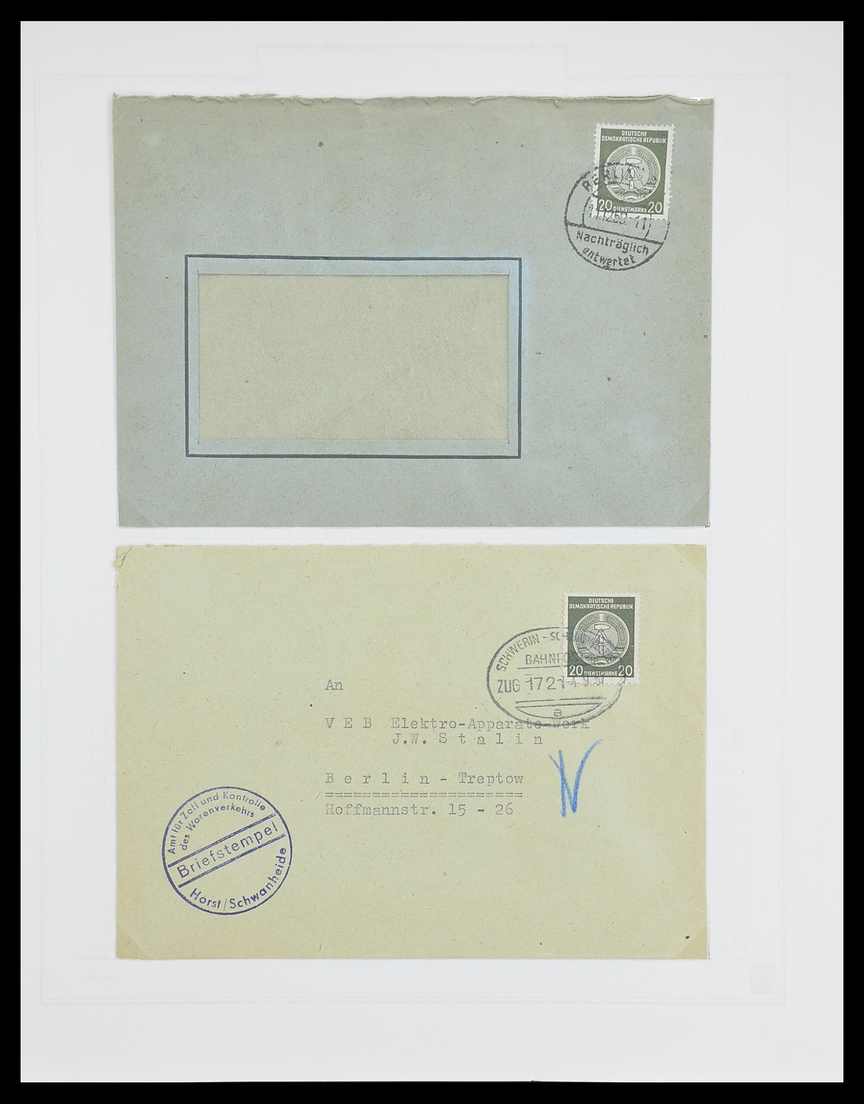 33821 089 - Stamp collection 33821 DDR service.
