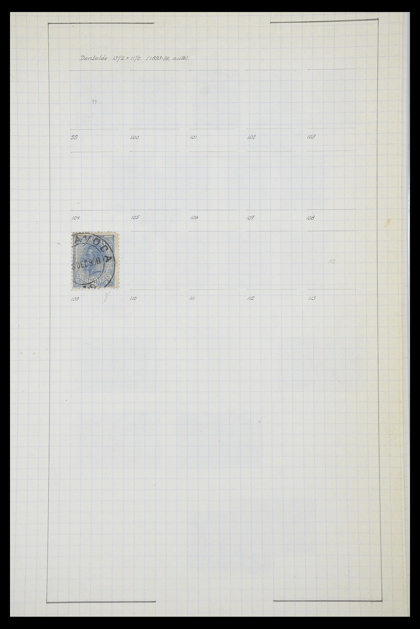 33822 010 - Postzegelverzameling 33822 Roemenië 1862-1940.