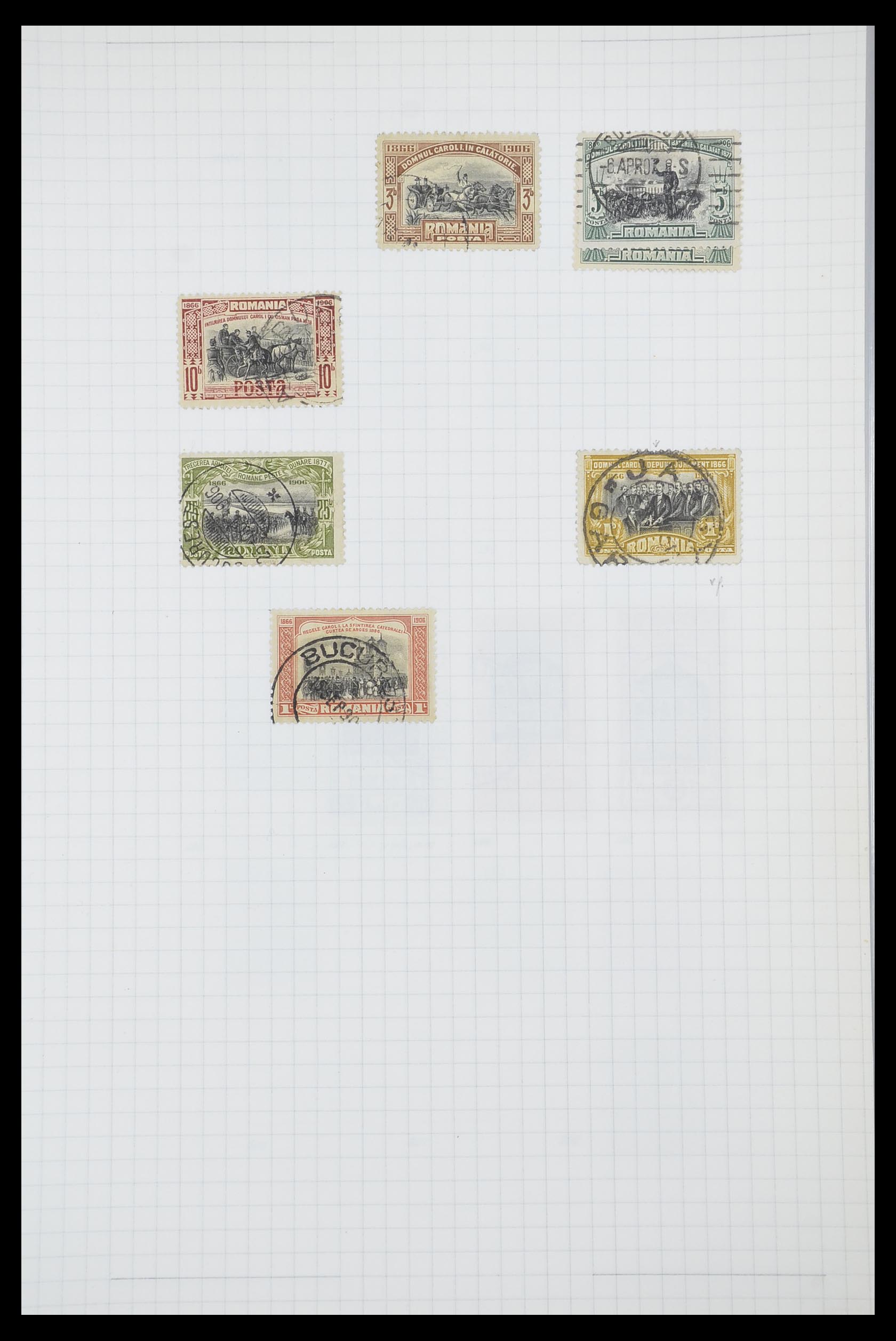 33822 016 - Postzegelverzameling 33822 Roemenië 1862-1940.