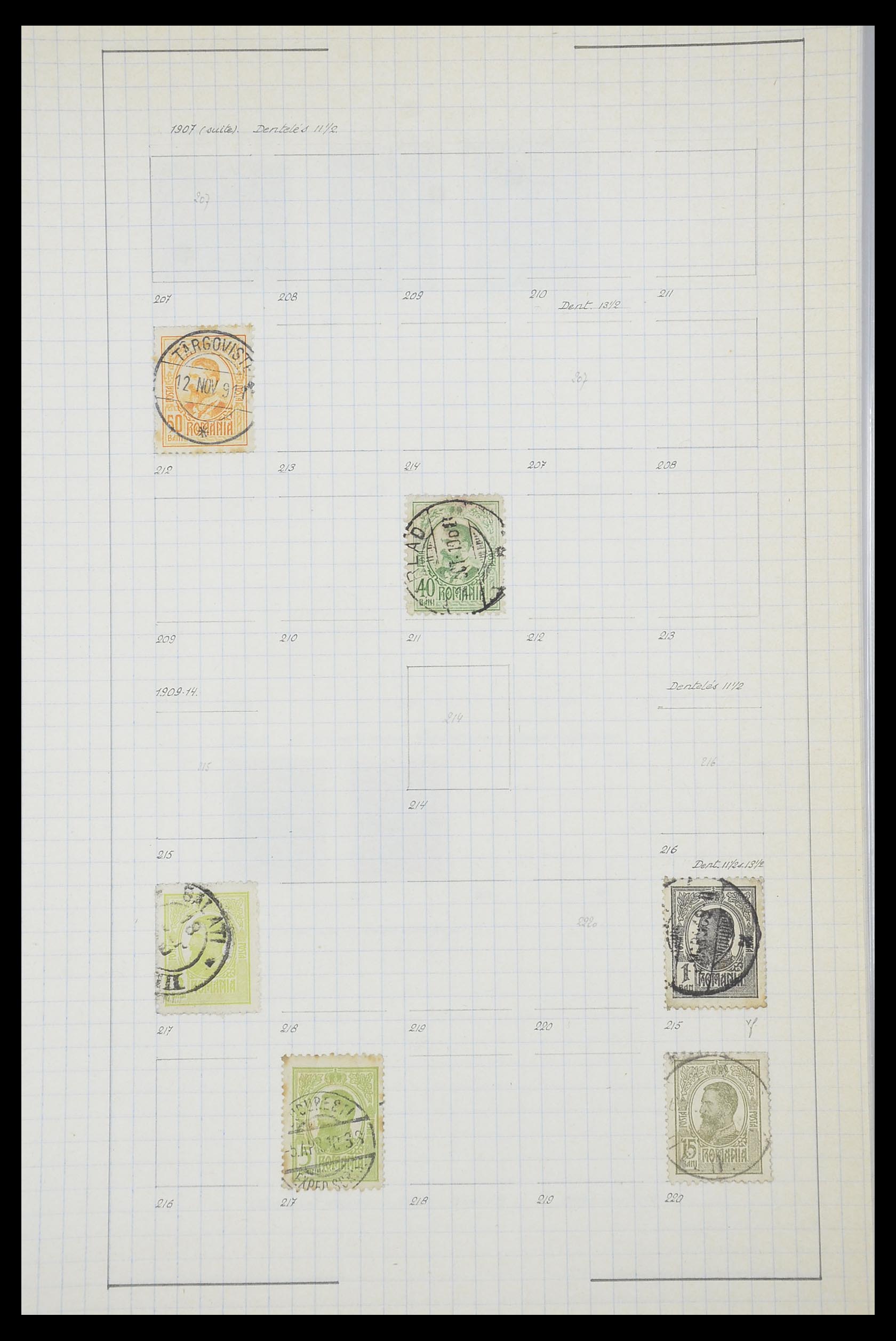 33822 019 - Postzegelverzameling 33822 Roemenië 1862-1940.