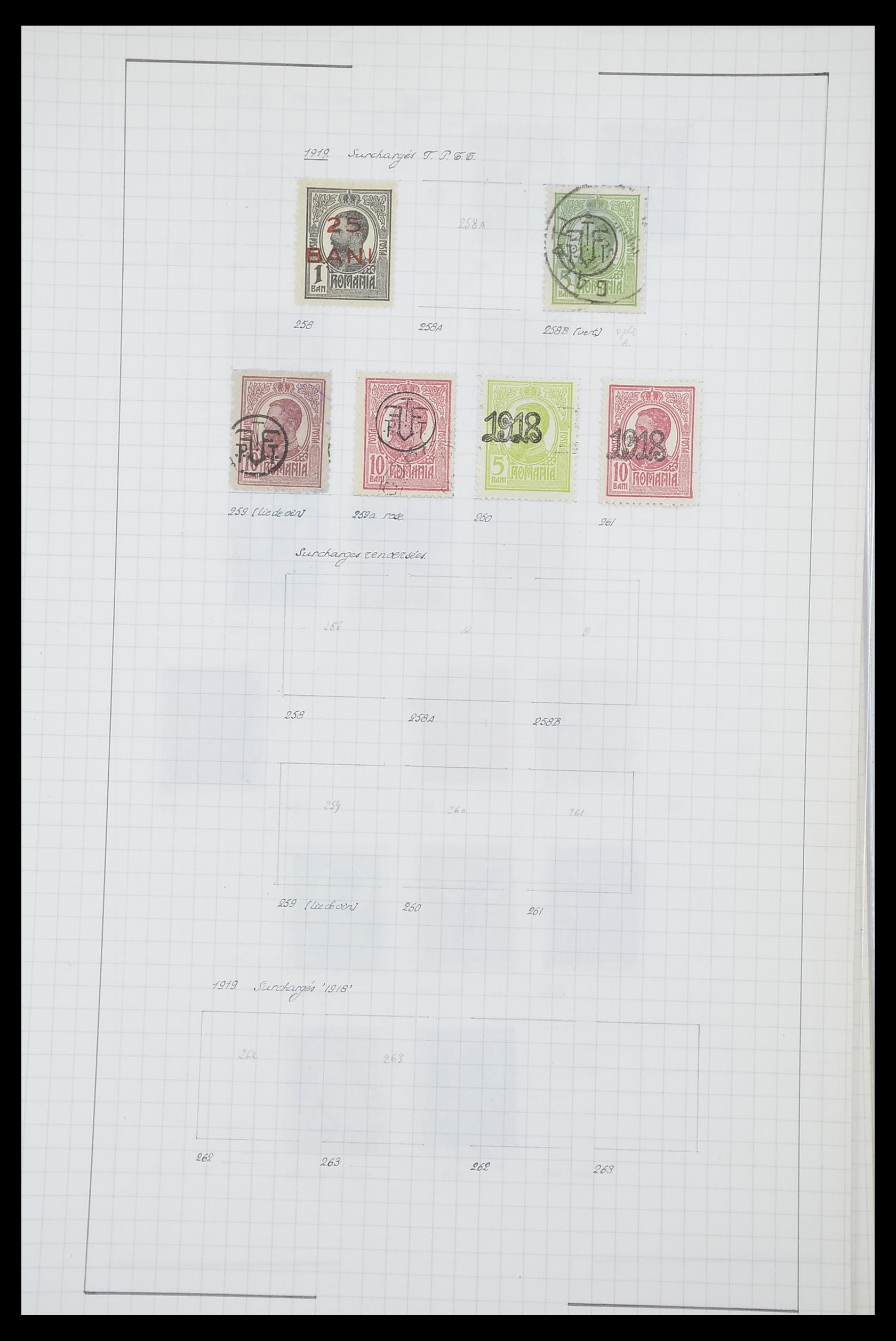 33822 022 - Postzegelverzameling 33822 Roemenië 1862-1940.