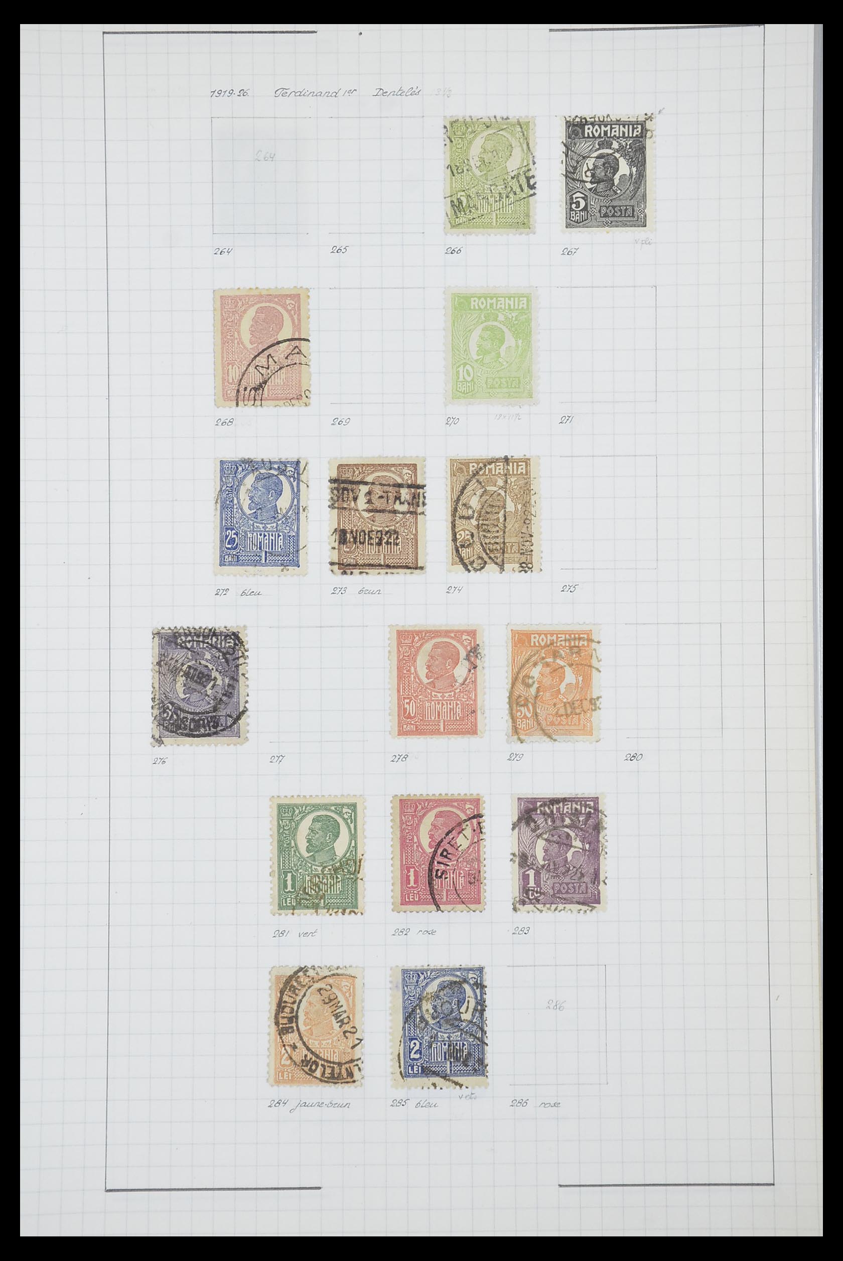 33822 023 - Postzegelverzameling 33822 Roemenië 1862-1940.