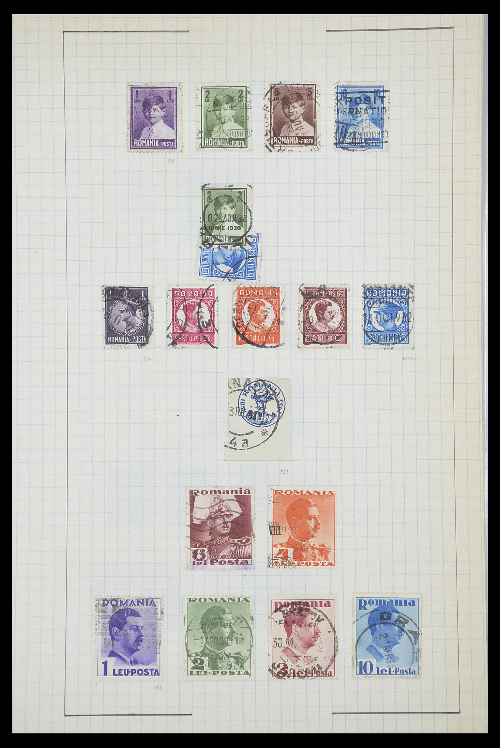 33822 028 - Postzegelverzameling 33822 Roemenië 1862-1940.