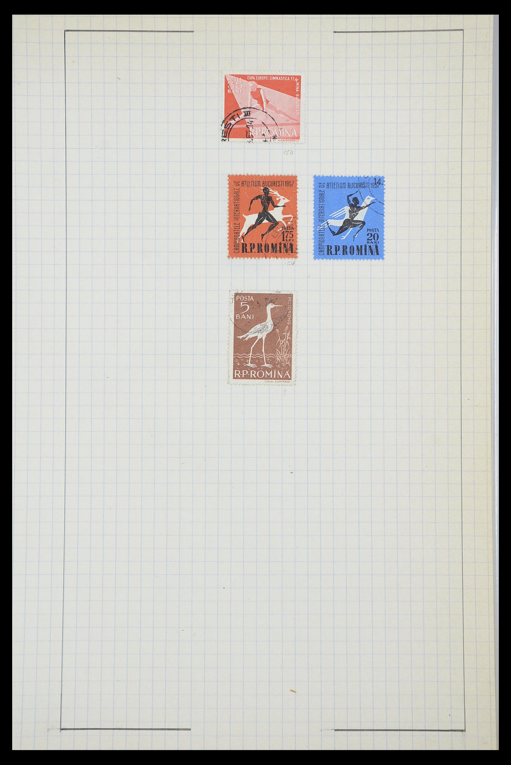 33822 031 - Postzegelverzameling 33822 Roemenië 1862-1940.