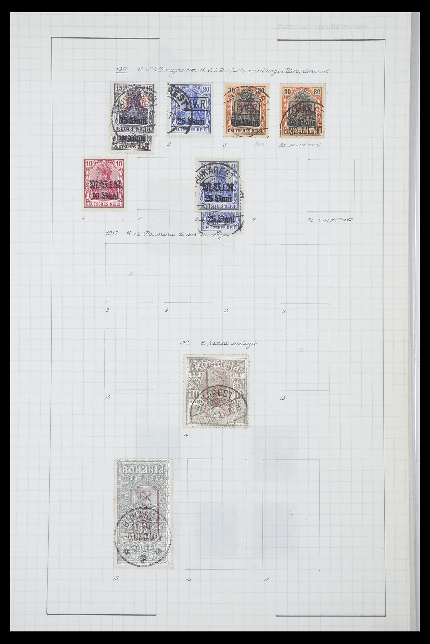 33822 039 - Postzegelverzameling 33822 Roemenië 1862-1940.