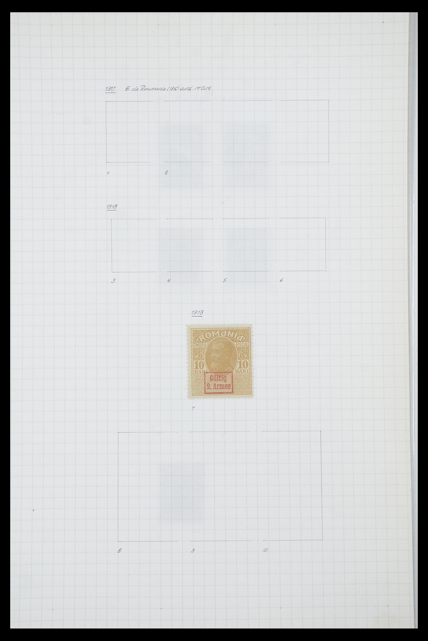 33822 041 - Postzegelverzameling 33822 Roemenië 1862-1940.