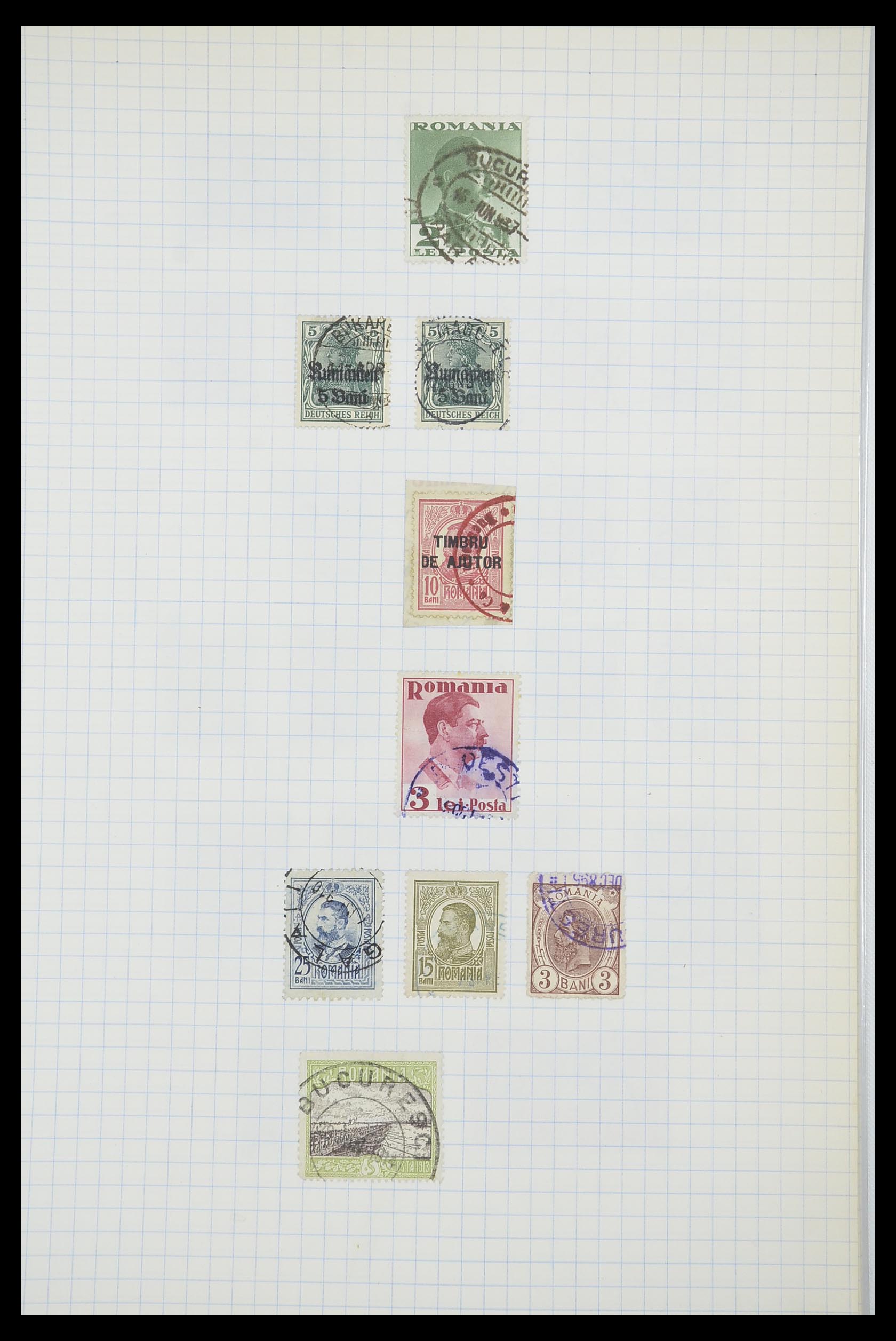 33822 045 - Postzegelverzameling 33822 Roemenië 1862-1940.