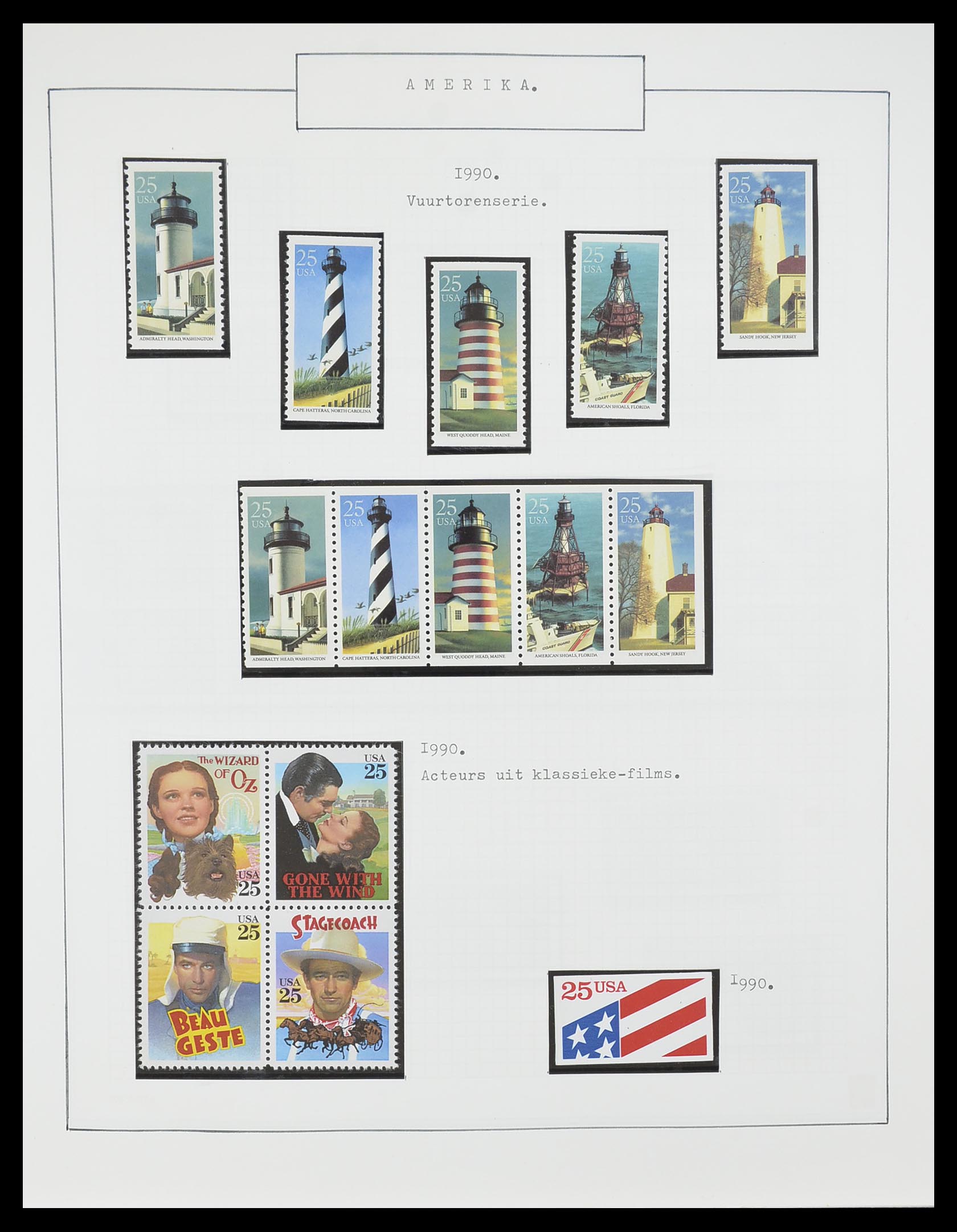 33823 003 - Stamp collection 33823 USA 1989-1998.
