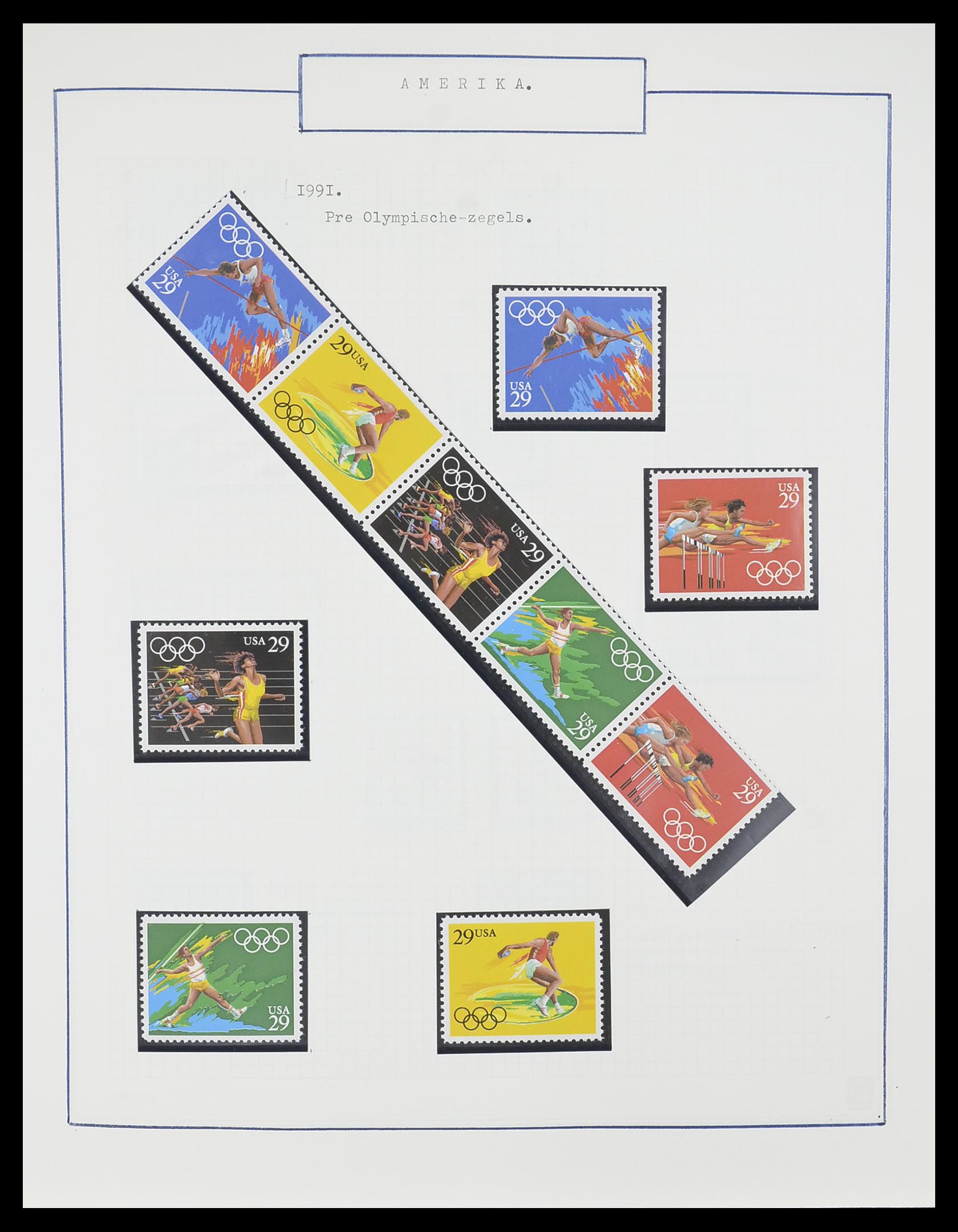 33823 007 - Stamp collection 33823 USA 1989-1998.