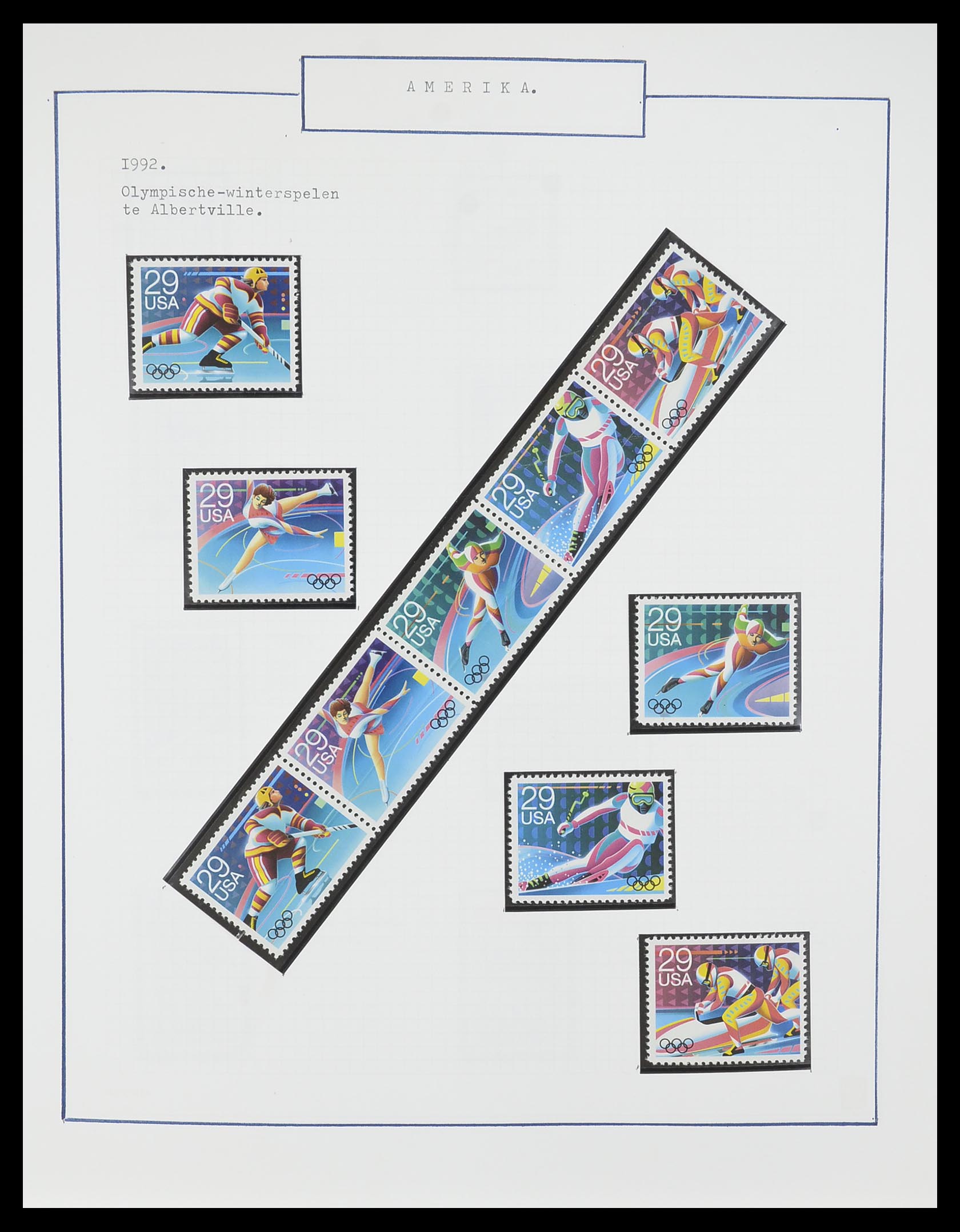 33823 018 - Stamp collection 33823 USA 1989-1998.